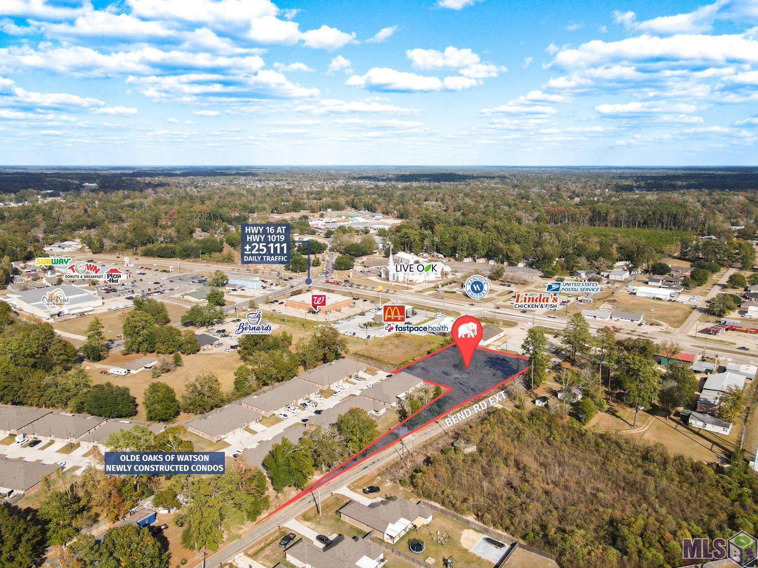 Homes for sale in Watson, LA | Tract B-1,B-2 Bend Road Ext, Watson, LA 70706 | MLS# BR2024001972