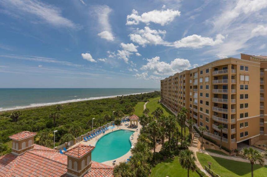 Beautiful ocean views from fourth floor 3 bedroom, 2.5 bath complete turnkey resort condo fully furnished and ready to go! Surf Club community offers residents 24hr security gate, multiple pools, oceanfront gym, private beach access, Intracoastal waterway access with dock, kayak racks, tennis & pickleball courts, walking trails and several clubhouses plus underground parking and elevator!