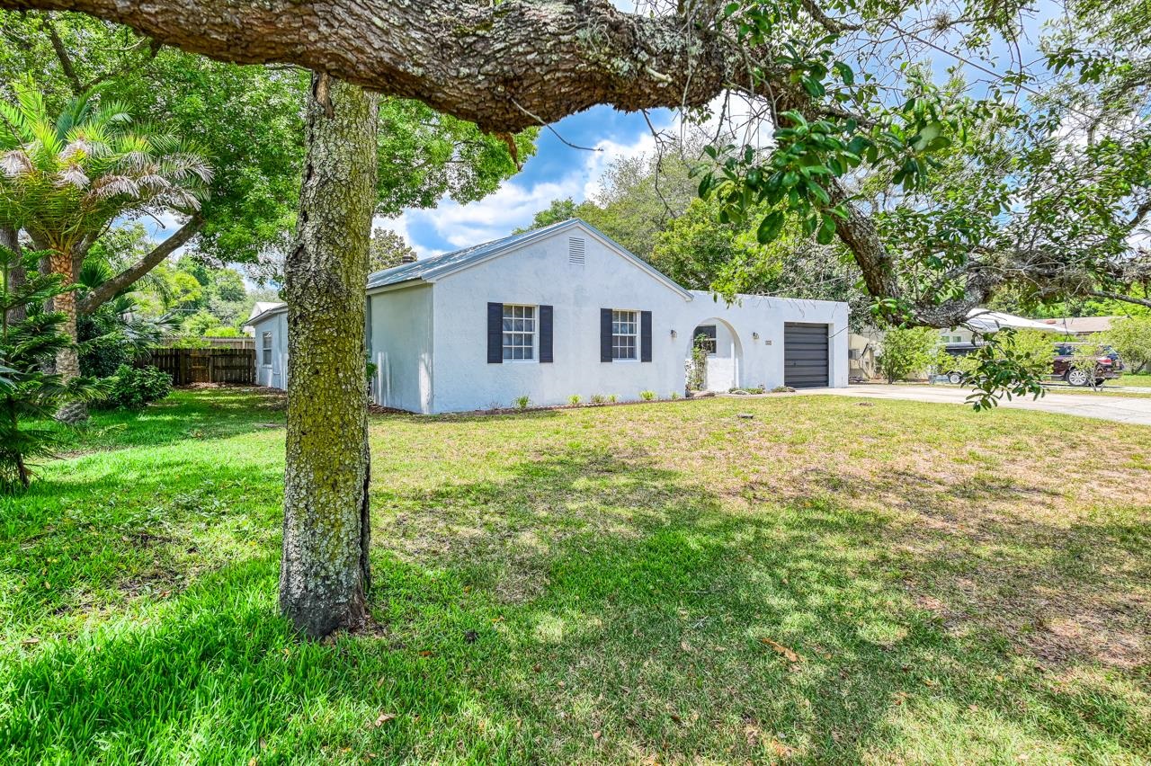 Good size 4BR/2BA located in St. Augustine South. Great location without HOA, 2 public boat launches and county parks. Neighborhood allows for storing your boat or RV on your property. Open kitchen with tons of cabinets and closets. Fireplace in large living room. Lots of space and possibilities. Enjoy some more space outdoors on the covered porch and the fenced in yard.