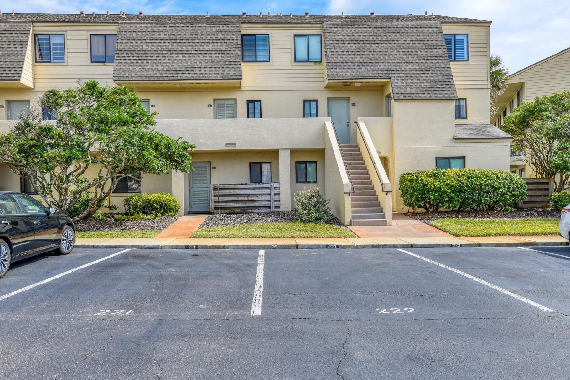 Welcome to your coastal retreat at Summerhouse Beach and Racquet! This inviting 2 bed, 2 bath ground floor condo offers the perfect blend of comfort and convenience, with breathtaking views of the pool and ocean! Whether you're looking for a vacation home, full-time residence, or investment property, this condo offers endless potential to make it your own. The guest bath is currently undergoing a remodel, giving you the opportunity to add your personal touch to the space. The open-concept living area is ideal for entertaining, with easy access to your private patio where you can enjoy the coastal breeze! Summerhouse is a true resort-style community, featuring a wealth of amenities to keep you entertained year-round. Enjoy four heated pools, four beach walkovers, playground, tennis and pickleball courts, basketball courts, and a fully equipped fitness center. The community also includes a clubhouse, secure gated access, and convenient RV/Boat storage parking.