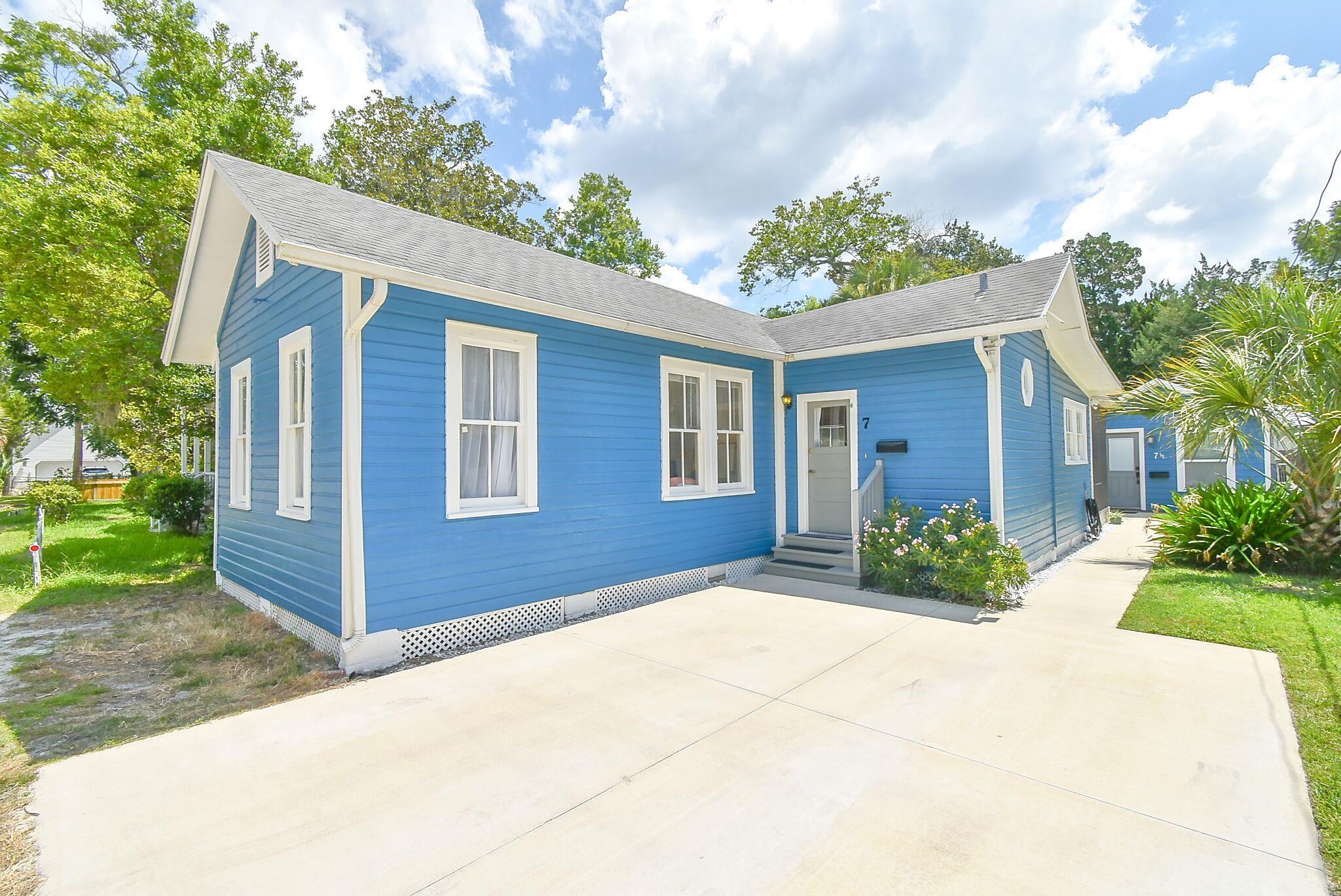 Downtown St. Augustine living at its finest! Enjoy the charm and convenience of historic downtown in this beautifully maintained two-bedroom, one-bath home. The kitchen comes fully equipped with all major appliances, including a washer and dryer. Flooring in the kitchen has been recently updated, and the exterior features a fresh new coat of paint. A comfortable couch is included with the rent, though other pictured furnishings are not. The bathroom has been updated, and the spacious living room offers plenty of room to relax or entertain. Step outside to the screened-in porch, perfect for enjoying your morning coffee or an evening cocktail.  This home is ideally located within walking distance to all of downtown's favorite spots just 12 minutes to Flagler College, 12 minutes to the Fort, and 15 minutes to the downtown square. Two off-street parking spaces are included, which is a rare find in this area.