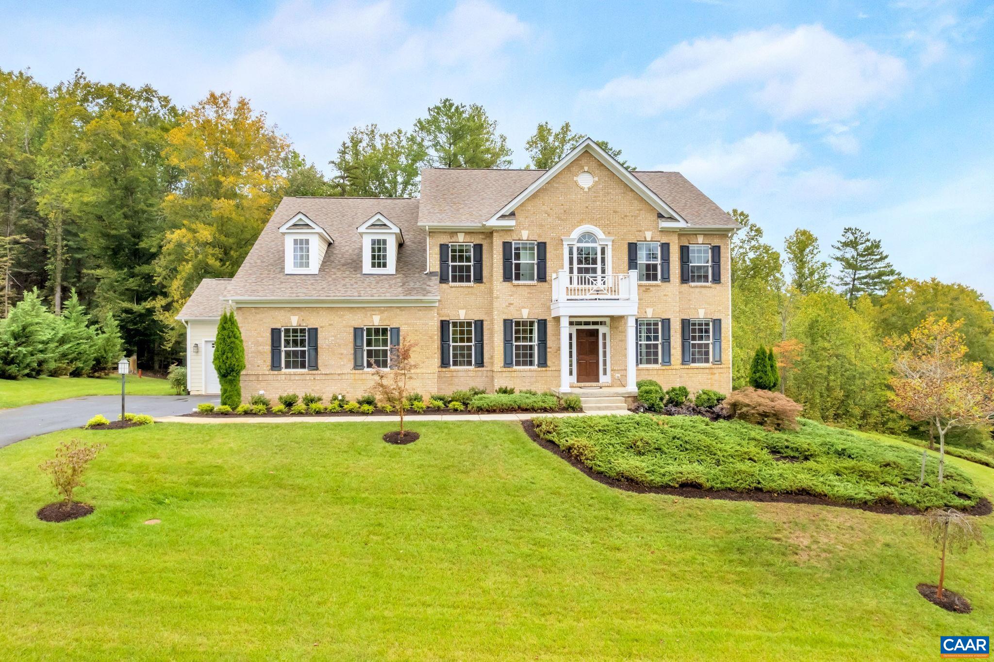 STUNNING 6-bedroom, 6-bathroom residence in the highly sought-after Whittington neighborhood! Nestled on a 1-acre wooded lot, this property stands out with its well-thought-out layout and tasteful finishes. The main level showcases hardwood floors, dual-sided fireplace, guest bedroom with a private bath, office featuring French glass doors, powder room, and a mudroom. The great room seamlessly connects to the sunroom, dining room, and a luxurious chef’s kitchen with Wolf appliances, granite countertops and a butler's pantry. Ascending to the second floor, you'll find hardwood floors, a regal primary suite with a sitting area, a spacious ensuite bathroom with separate vanities, glass shower, soaking tub, and a walk-in closet/dressing room. Three additional bedrooms, one with its ensuite bathroom and two sharing a Jack & Jill bath, along with a sitting area and a laundry room, complete the second level. The bright walkout basement offers a sixth bedroom, full bath, recreation room, wet bar, and ample storage space. Outdoor entertainment is a breeze on the expansive stone patio with a fire pit and beautiful landscape lighting, perfect for year-round gatherings. This timeless home is sure to impress - schedule a showing today!