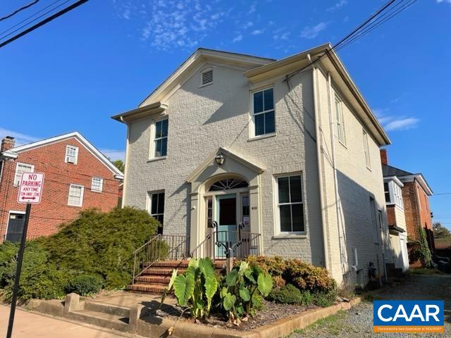 Conveniently located in the Court Square/North Downtown area of Charlottesville, close to the historic Downtown Mall. This property was previously converted to an office and is ready for conversion back to a residential home. Large rooms, high ceilings with early 20th Century charm! You can make this property into a real gem. Also included is a detached one car garage with copper roof & gutters. Ample off street parking. Enjoy walking to everything Downtown Charlottesville has to offer. Joseph P. Aust, IV, stockholder, is a licensed real estate broker in the Commonwealth of Virginia.