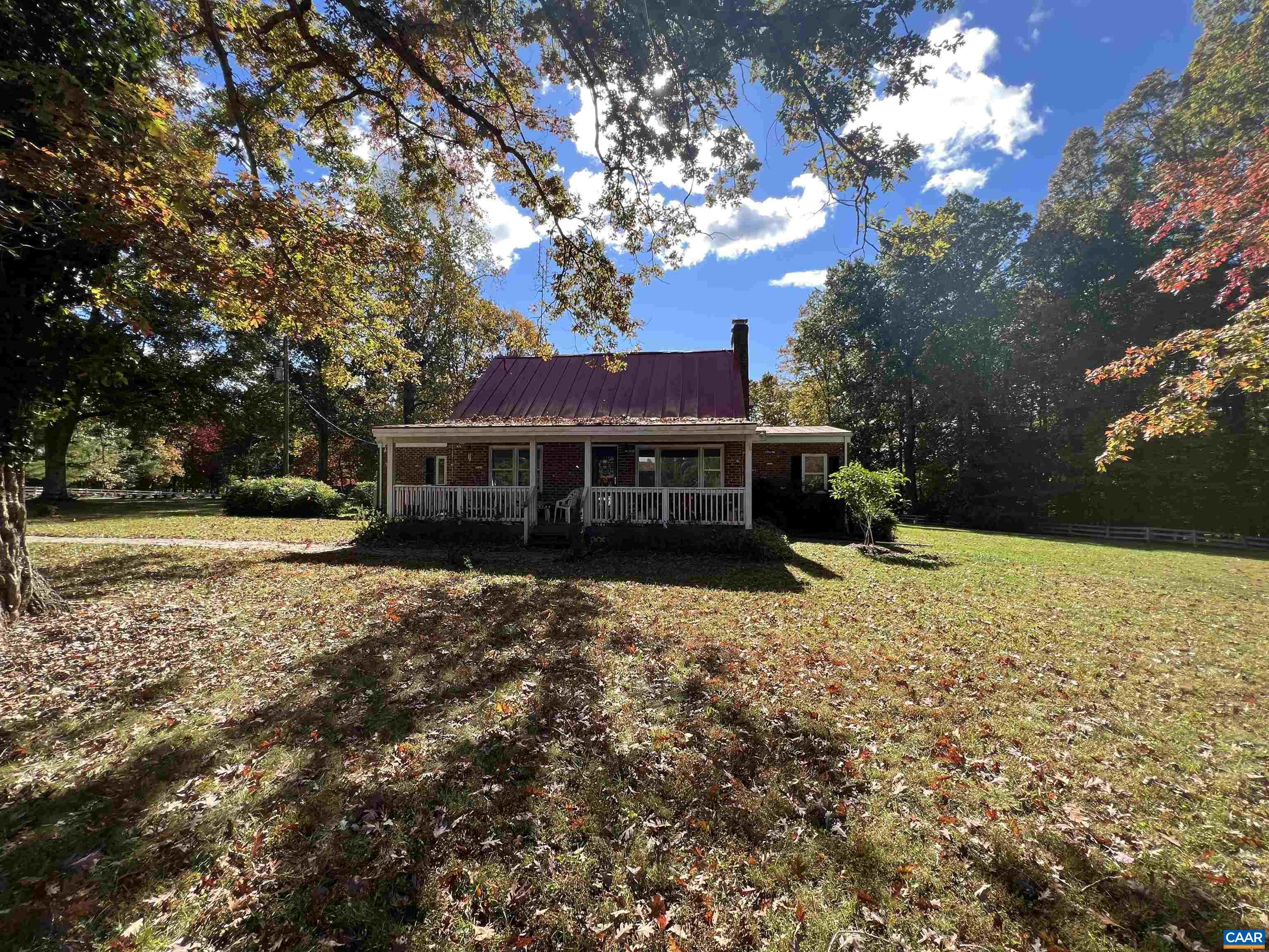 Lovely brick cottage w/ 2 1st level primary suites, chef's kitchen, fireplaces & prime Keswick location.   Originally a carriage house "Gale Hill" plantation.  Converted to a home around 1955.  Partially fenced w/ level landscaped yard.  Relax on the front or rear porches. 2nd level converted to a leased apartment. Make this house your home & enjoy life in Keswick Hunt Country minutes from Charlottesville, UVA, wineries, etc.  2nd level apartment leased.