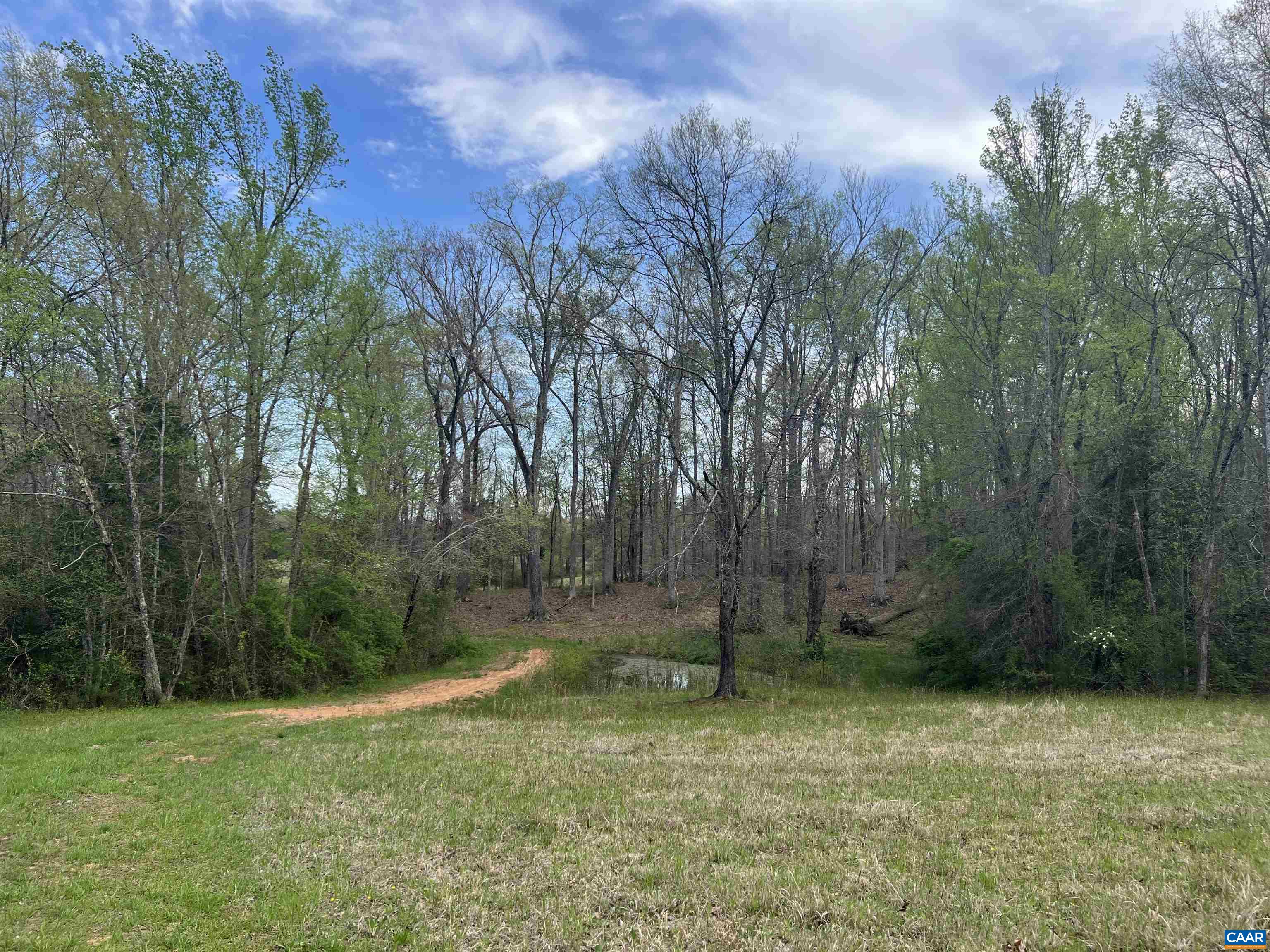 Tired of city life? Escape to the country & build your home on a knoll above the pond or on one of the other great home sites.  Bring your horses too!  Currently used for hay and corn production but would make a lovely 26+ acre homestead.  Prime location off US 522 with access to I-64 (20 minutes to Short Pump & 40 minutes to downtown Richmond or Charlottesville). Two parcels being sold together w/ good road frontage.  Come walk the land and experience the beauty for yourself!