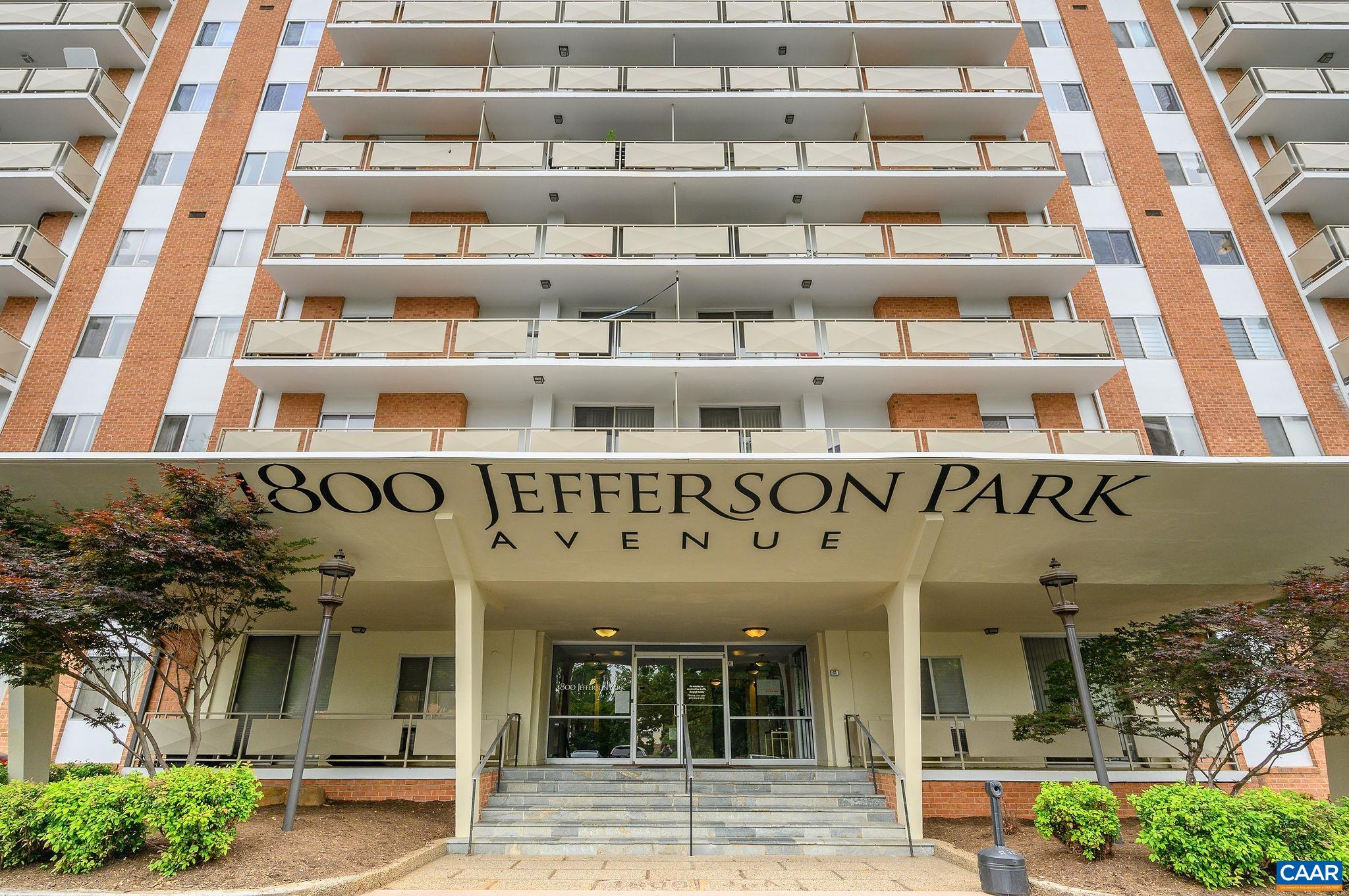 Prime UVA location! Enjoy this beautiful 5th floor condo, in the sought after highrise at 1800 JPA! Conveniently located within walking distance to UVA Central Grounds, Hospital & Scott Stadium. This generously sized 2 Bedroom, 1 Bath condo has an open concept living/dining/kitchen area with an architecturally striking exposed brick wall and laminate wood flooring. Enjoy relaxing on your private balcony, or swimming at the community pool! Other features of this updated unit include: scenic mountain views from both bedrooms, ample storage space, dual elevator access, and in addition to the IN-UNIT washer/dryer combo, there are onsite laundry facilities. Conveniently located in front of the complex you'll find stops for the Downtown trolley, UVA & City buses. The monthly COA includes: water, sewer & trash pickup, in addition to maintaining the common areas & grounds, and snow removal. Enjoy carefree condo living!