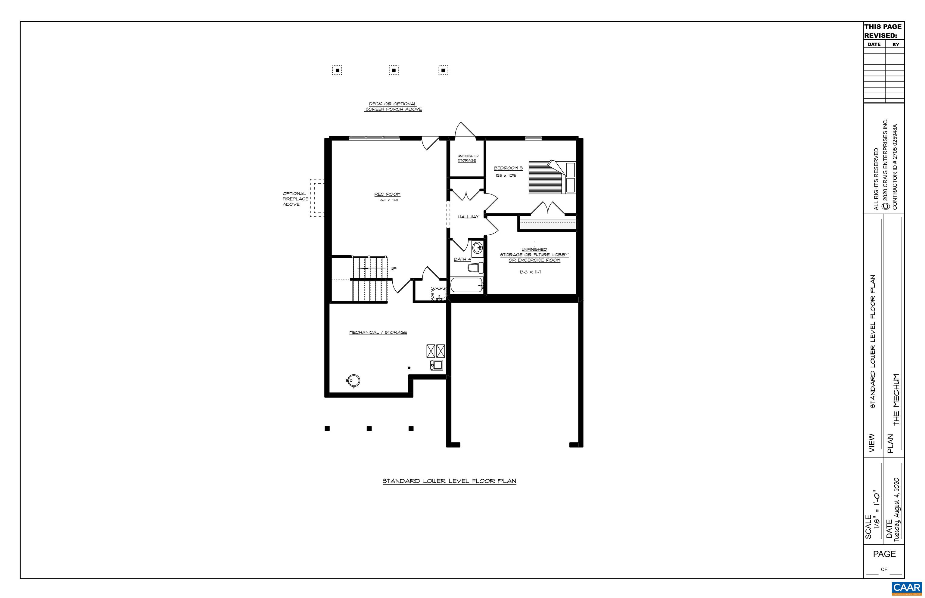 Craig Builders home in North Pointe