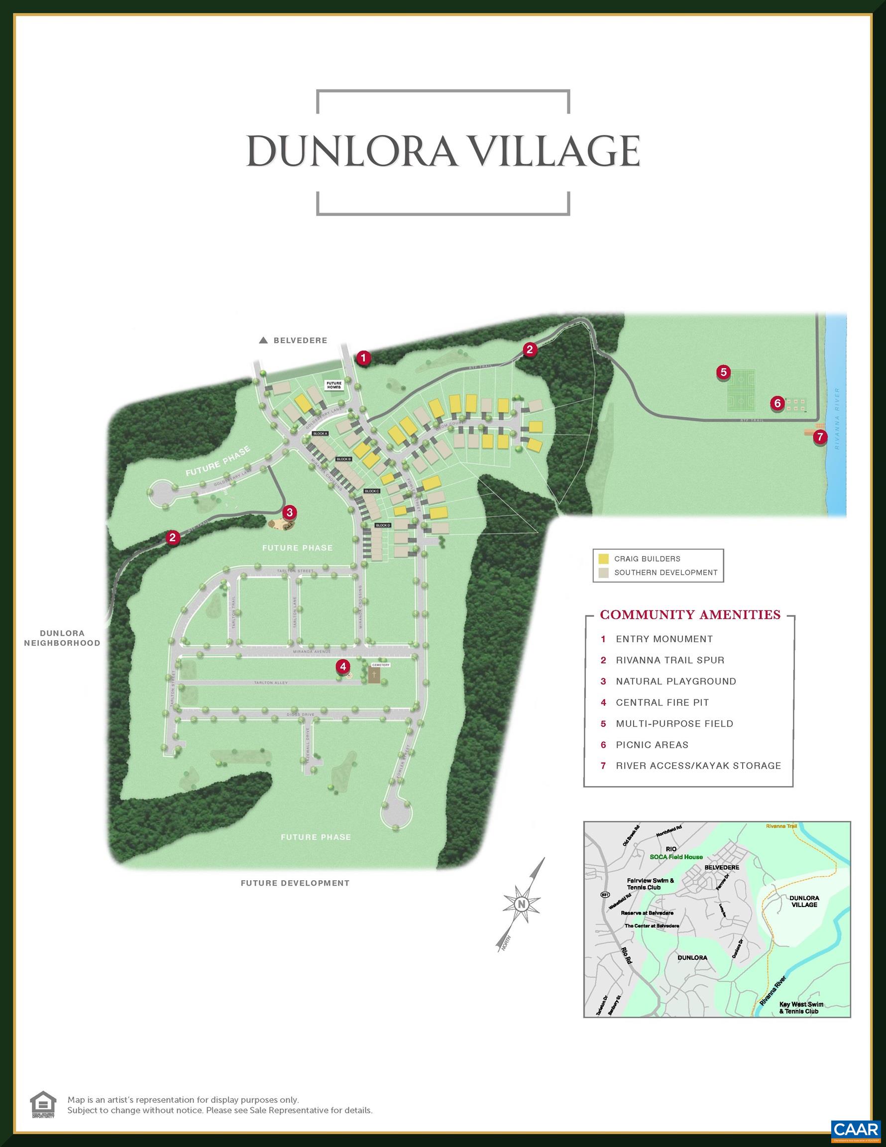 Craig Builders home in Dunlora Village