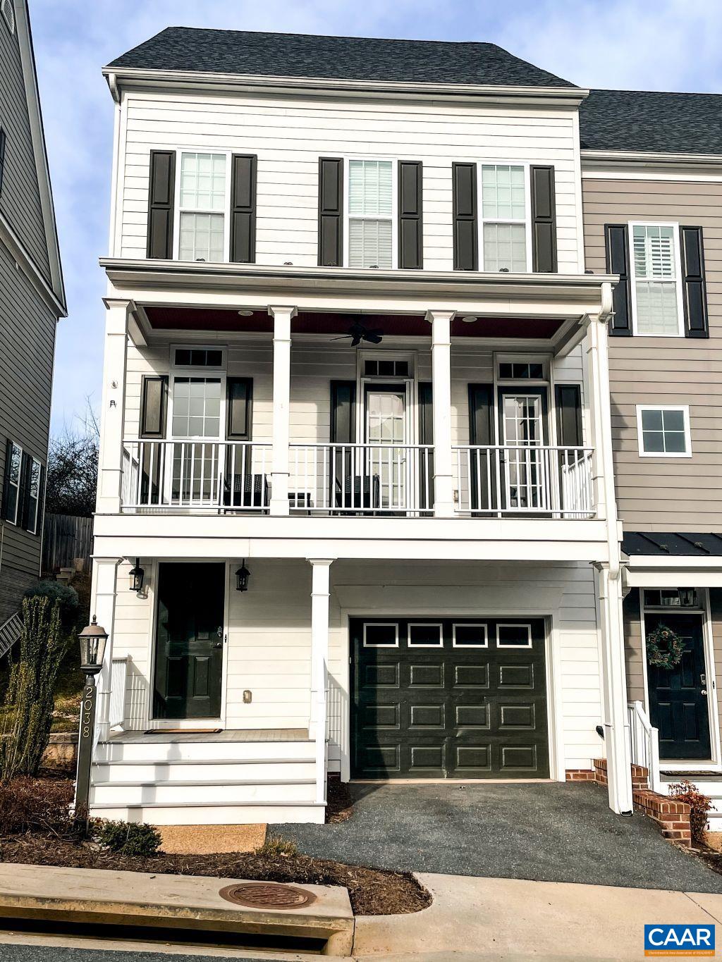 Beautiful 4 bedroom, 4.5 Bath END UNIT townhome in the popular Avinity Estates subdivision. Townhome features beautiful granite counter tops, custom molding in almost every room and stunning views from both your front deck, and walkout rooftop deck. Location is everything at this property, 5 minutes from Wegmans, Starbucks, Monticello trails and now Biscuit Run! 15 minutes to the JAG school and UVA Hospital. Neighborhood amenities include a clubhouse, gym, dog park for your furry friends and a playground.