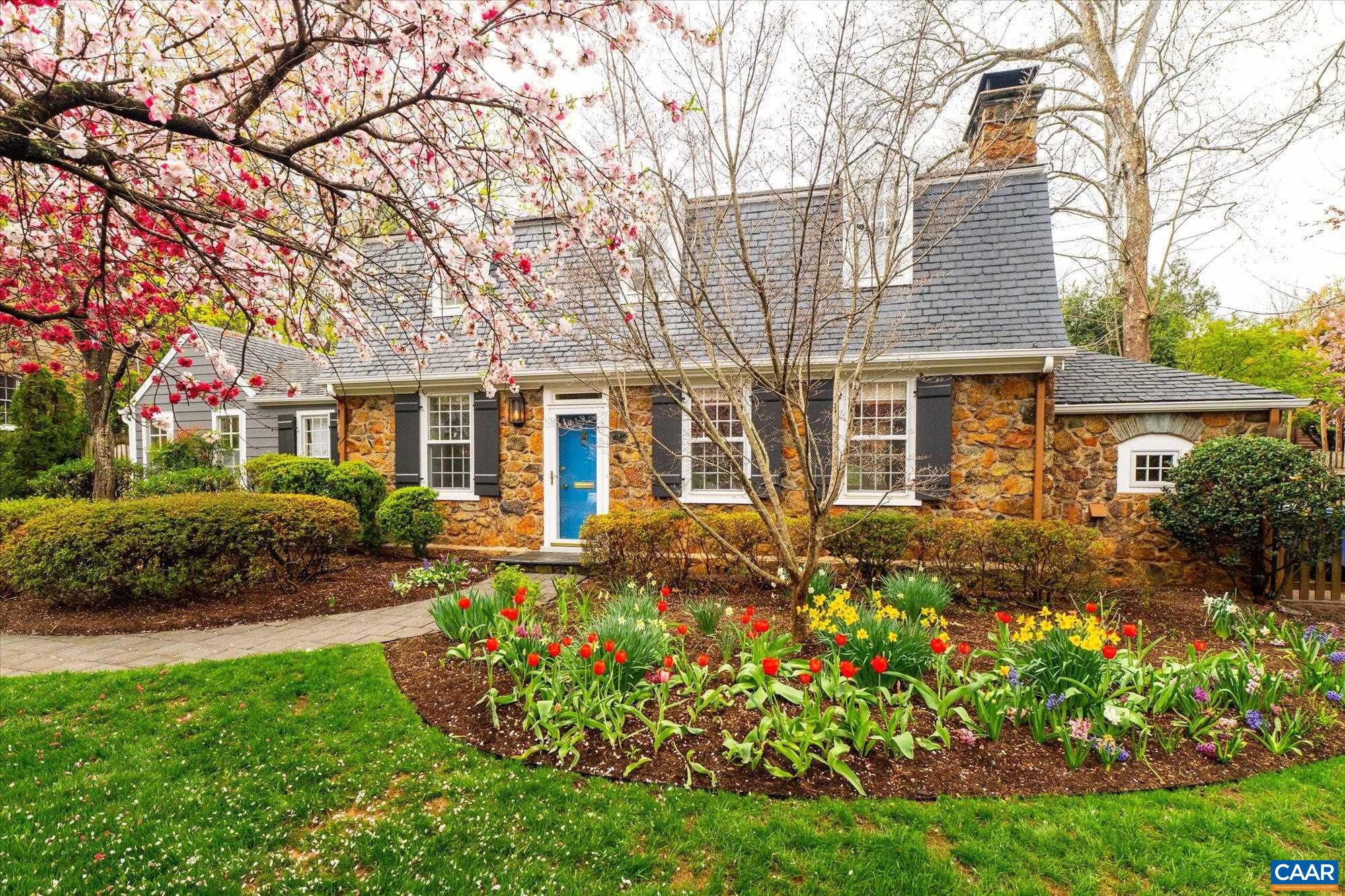 Truly, this is a storybook home on one of the city's most coveted, quiet streets.  Beautifully renovated in recent years, this c.1925 stone gem offers period charms and modern luxuries throughout. From exposed, interior stone walls, to marble bathrooms, endless built-ins and a chef's kitchen drenched with natural light, 1840 Fendall Avenue delights at every turn.  The home is set well off Fendall Avenue and the 0.3 acre parcel is dead level.  There is an expansive stone patio that flanks the entire rear of the home, with plenty of seating and dining areas, as well as a soapstone outdoor fireplace.  This neighborhood is tucked away off of Rugby Road and with wide streets and sidewalks, is ideal for walking to UVA, JPJ and Barracks Road amenities.