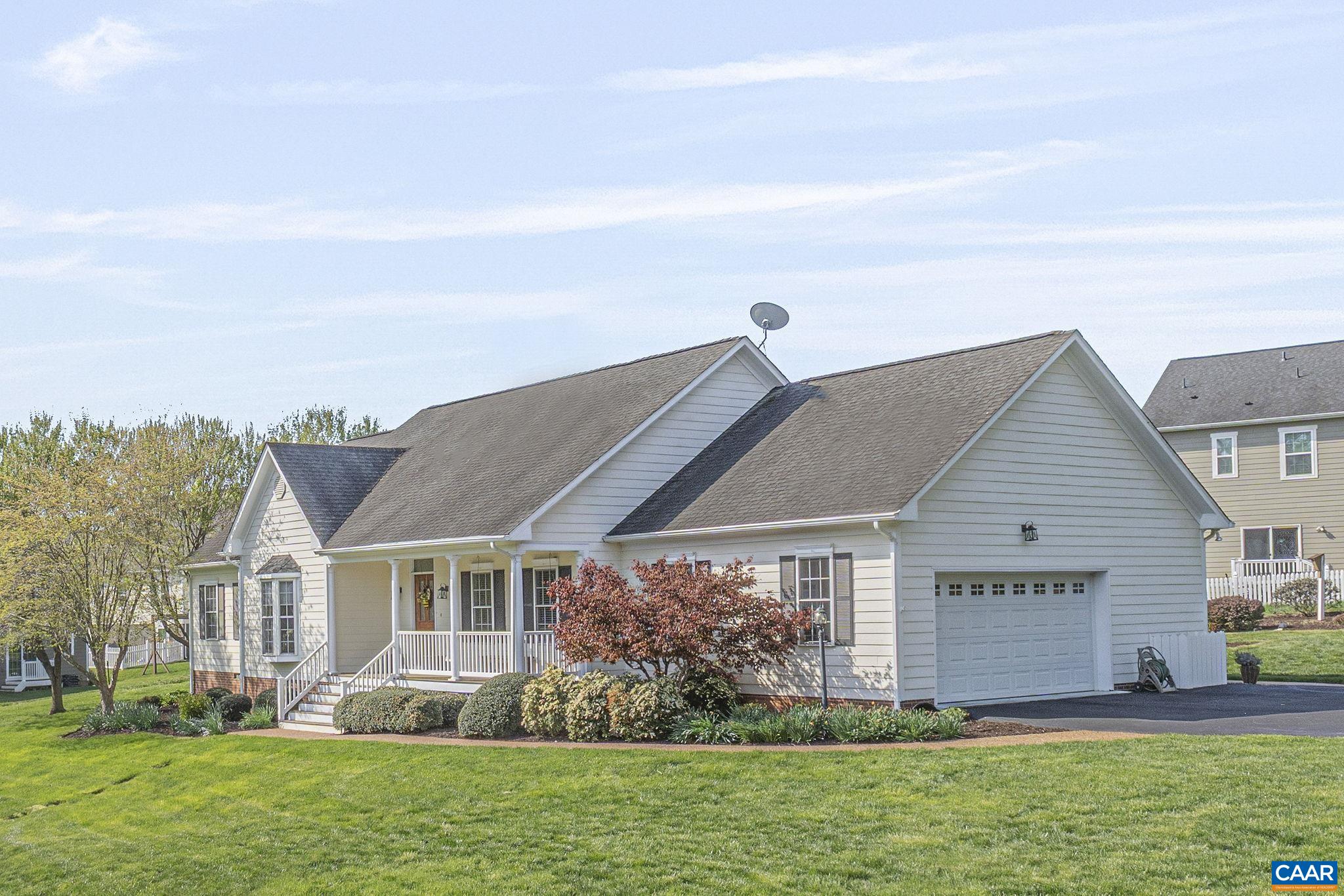 DELIGHTFUL ONE-LEVEL LIVING IN DUNLORA - CENTRALLY LOCATED WITH EASY ACCESS TO DOWNTOWN, UVA, SHOPPING, ROUTE 29 & 250 - HOME HAS THREE BEDROOMS - TWO FULL BATHS - GAS LOG FIREPLACE - EAT-IN KITCHEN - GAS RANGE - HARDWOOD FLOORS - FANTASTIC SCREED-IN PORCH - DECK WITH A RETRACTABLE AWNING - TWO CAR GARAGE - THIS HOME IS A MUST SEE! - CALL AN AGENT TODAY FOR YOUR PRIVATE VIEWING