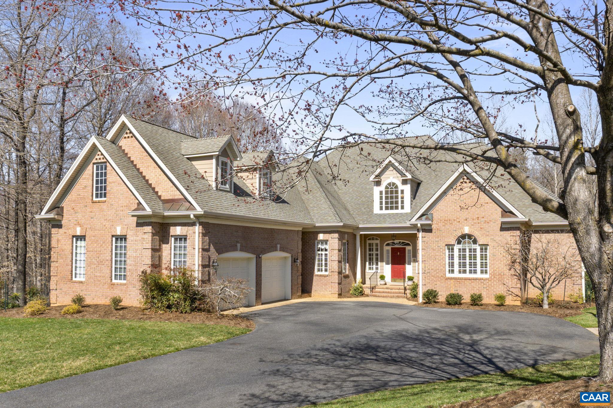 Exceptionally built by Barry Meade and perfectly sited on 2 AC in coveted Bentivar. This one is a rare find! Main level living with a walkout terrace level plus bonus room over the garage makes this home an unparalleled blend of open concept living with a cozy home feel. Step inside from a stately porch to an inviting foyer and Great room with vaulted ceiling. Bespoke built-ins, handcrafted by the owner, flank the gas fireplace. This spacious room flows into an enclosed porch and gourmet eat-in kitchen with Wolfe gas cooktop, granite counters & breakfast bar.  Bright formal dining area with seating for 10. Glass French doors open to home office. Access the bonus room from the main house or separate side entrance. Spacious owners suite with custom closet organizers and luxury bath. Main level laundry. Walkout terrace level rec room complete with full bath flaked by two huge unfinished rooms (one was a deluxe workshop). Abundant storage or finish in the future. Dine alfresco on the deck overlooking woods and steps down to a grassy yard. Charming garden shed with electrical could be a playhouse! Manicured grounds. Generator. Instant h2o. Freshly sealed driveway. New gutters('22). HVAC('21). Water heater('20).