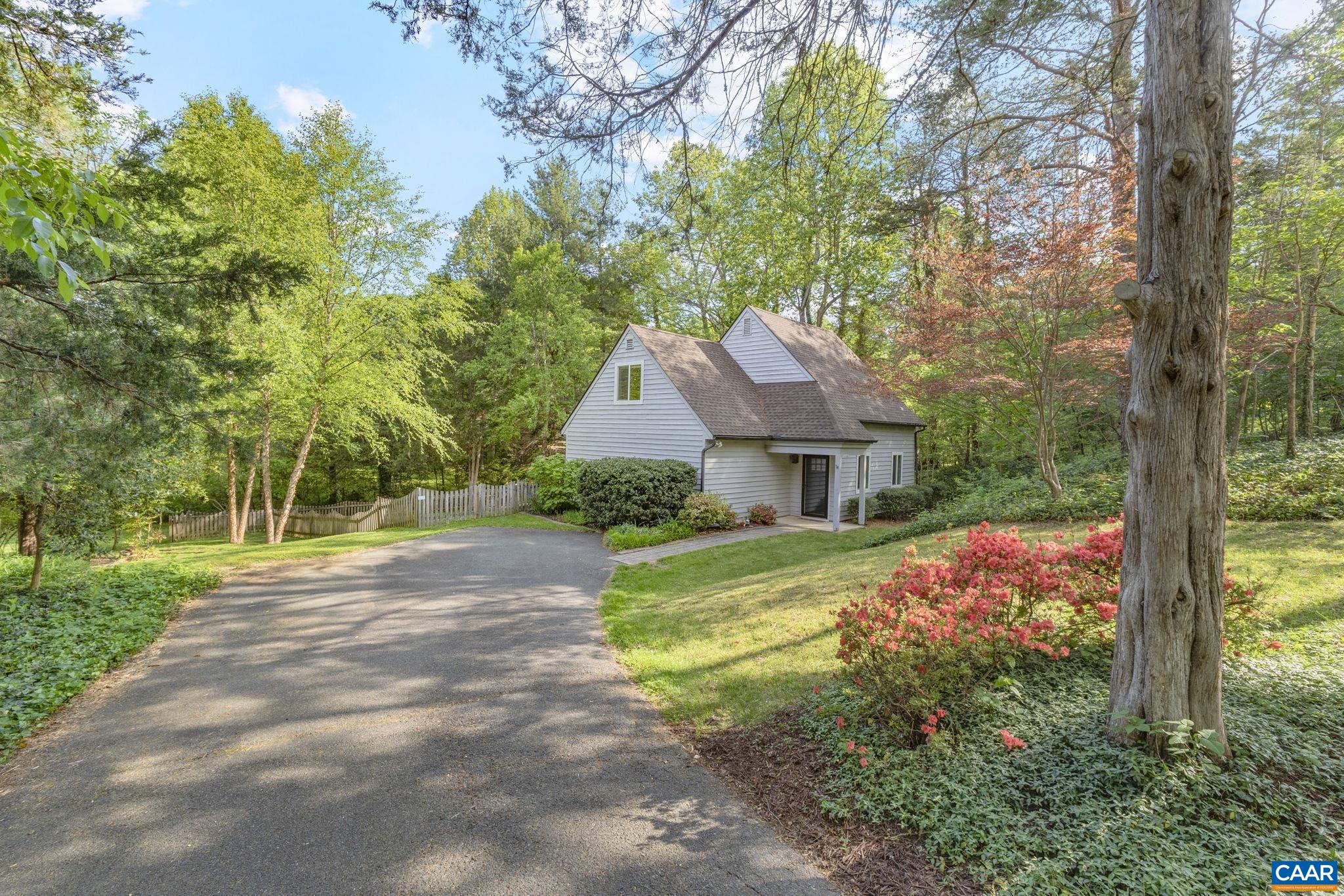 Known for mature landscaping, tranquil settings and minutes to all things Charlottesville - this property is located in Mill Creek and is a GEM! The renovated kitchen has stainless steel appliances, granite countertops and updated lighting. The primary suite is on the main level as well as the laundry. On the second floor are two nicely sized bedrooms, full bath and a bonus room which could easily be used as a 4th bedroom room or home office. Engineered hardwood flooring throughout the main floor and off the dining space is a screened porch for dinners al fresco. Step out into the fenced backyard for all the fun! The entire property is surrounded by mature landscape and backs to a common area. Roof - 2020, HVAC - 2018, Washer - 2023, Dryer - 2024. Mill Creek is located within 10 min of downtown Charlottesville, UVA medical center, Interstate 64 access, the Monticello Trail, Biscuit Run park, Wegmans grocery store, Alamo theatre, Dick's sporting goods, local restaurants and so much more!  Truly this is one worth seeing inside!
