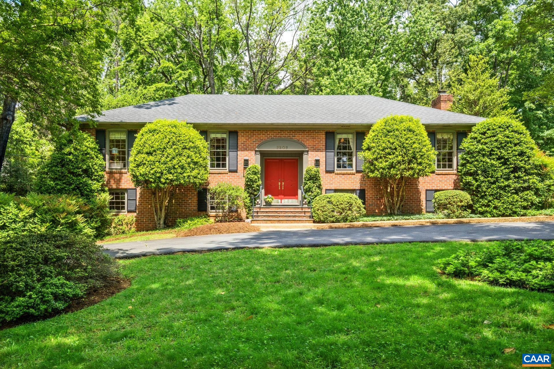 Elegant 5 bed 3 bath brick home sitting on a private acre of gorgeously landscaped property in Northfields! The main level features a welcoming living room with a large picture window overlooking the gardens, a formal dining room, bright kitchen, cozy den with gas fireplace, primary with ensuite, two bedrooms, and full bath. The lower level has two additional bedrooms, full bath, large rec room for all your hobbies, laundry, and storage room. The fully-fenced backyard features gorgeous perennial gardens designed by a Master Gardener. Enjoy some iced tea on the sunny back deck after working away in the well-appointed potting shed. Follow the wooded pathway back to a craftsman-built storage shed. This property is truly an oasis in the middle of town! OPEN HOUSE on SATURDAY, MAY 17 12-2PM & SUNDAY, MAY 18 2PM-4PM