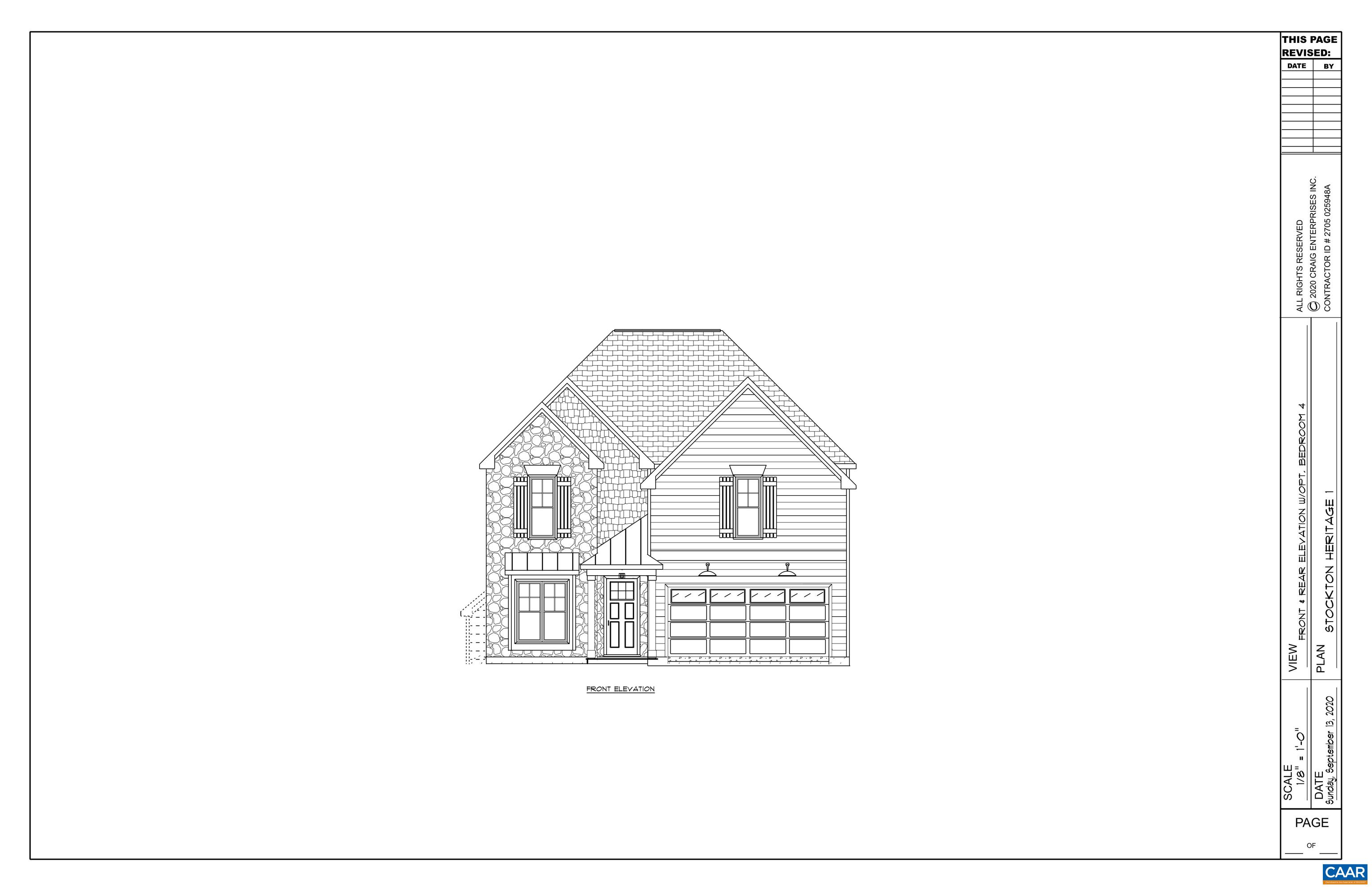 Craig Builders home in Dunlora Village