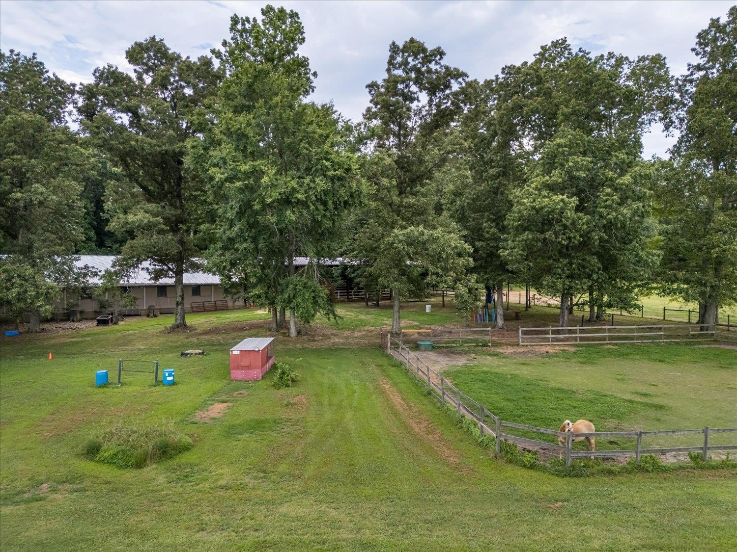 View of yard featuring a rural view
