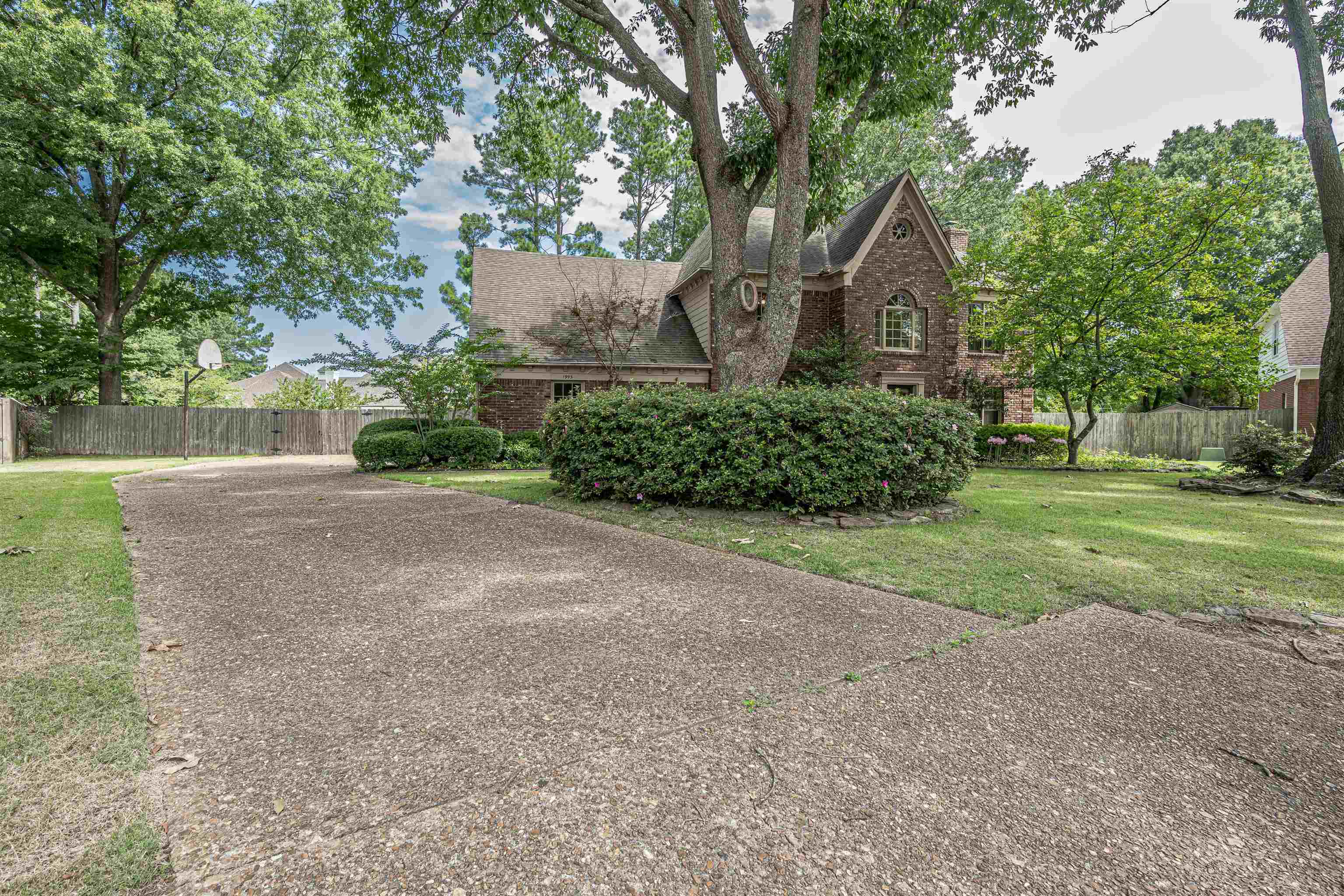 View of front of home with a front yard