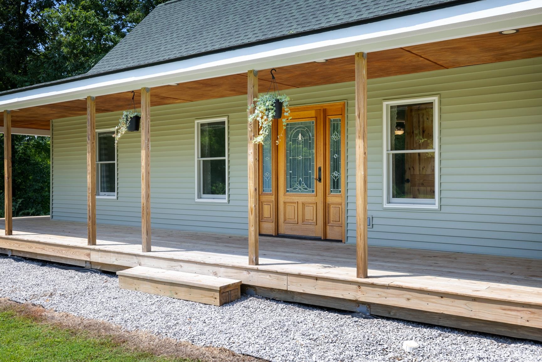 View of front door