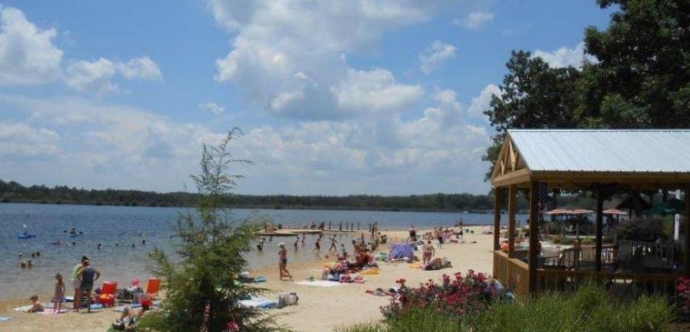 View of dock with a water view of Lake Tansi