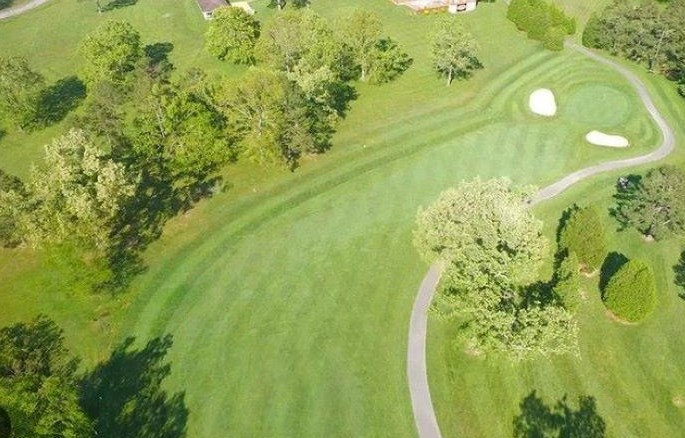 Birds eye view of Lake Tansi Golf Course
