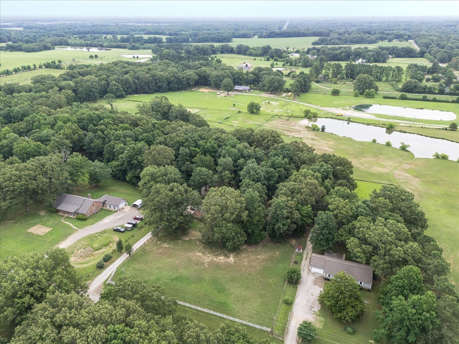 Bird\'s eye view featuring a rural view and a water view