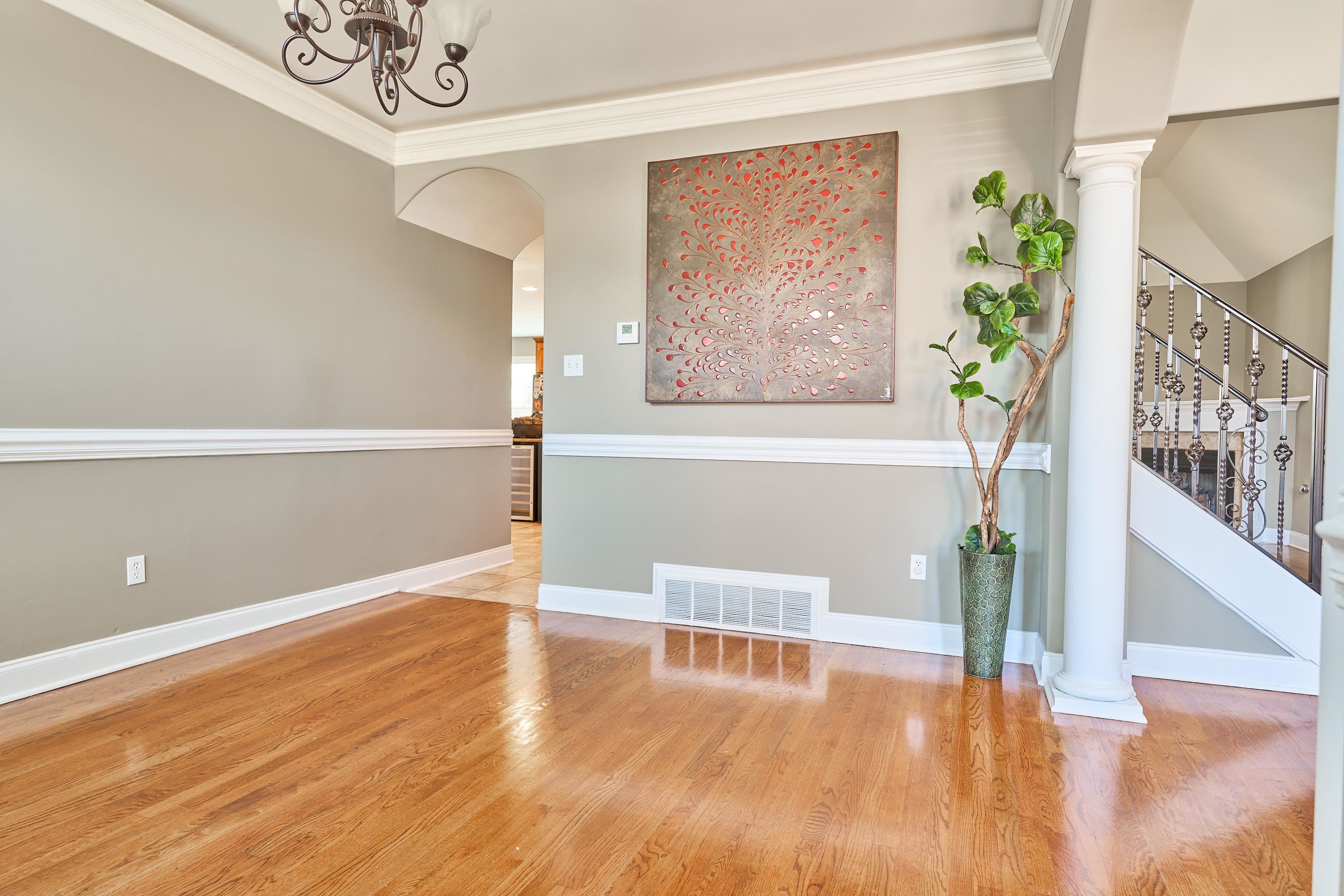Beautiful Hardwood floors throughout the downstairs.