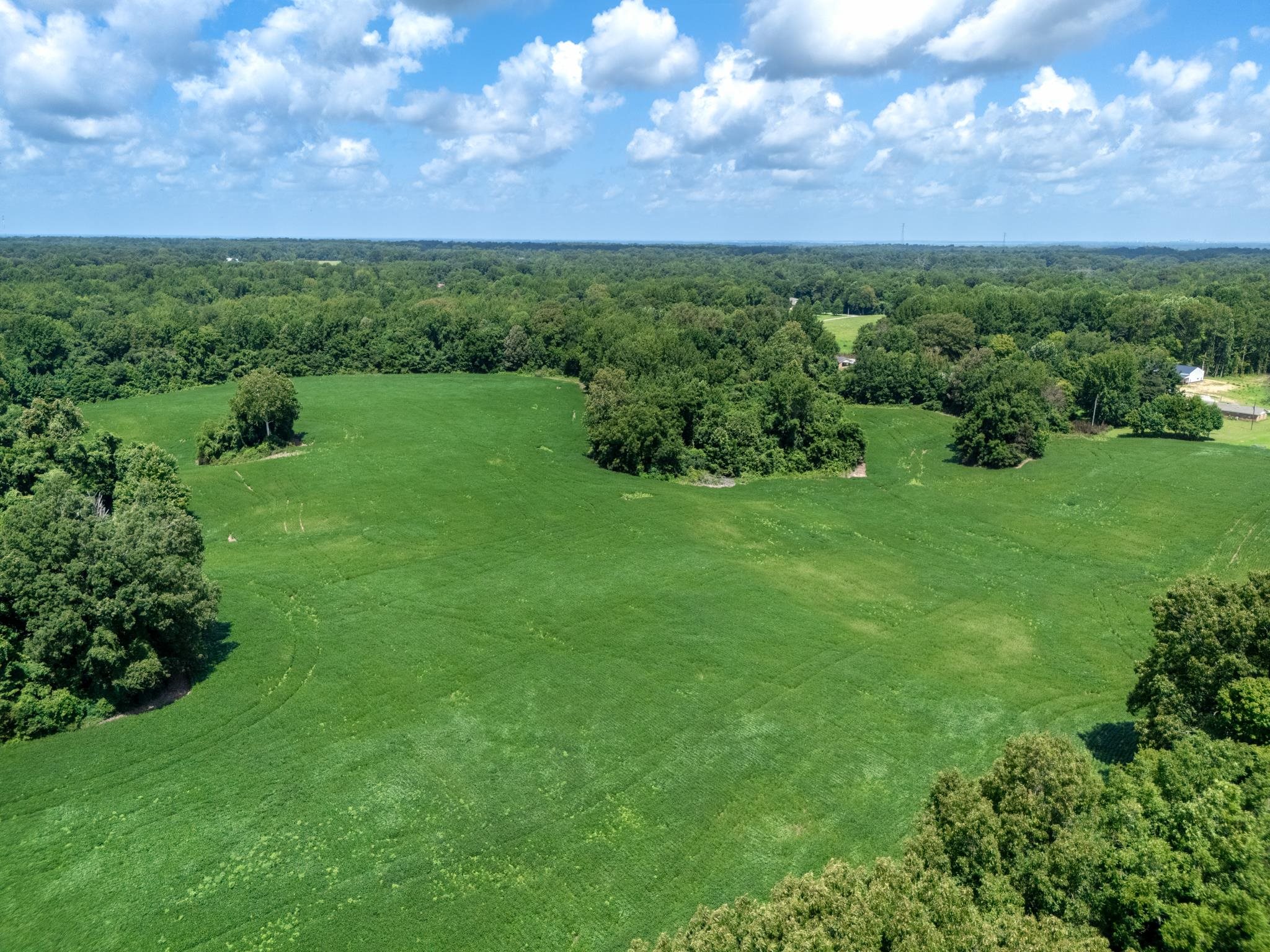 Bird\'s eye view featuring a rural view