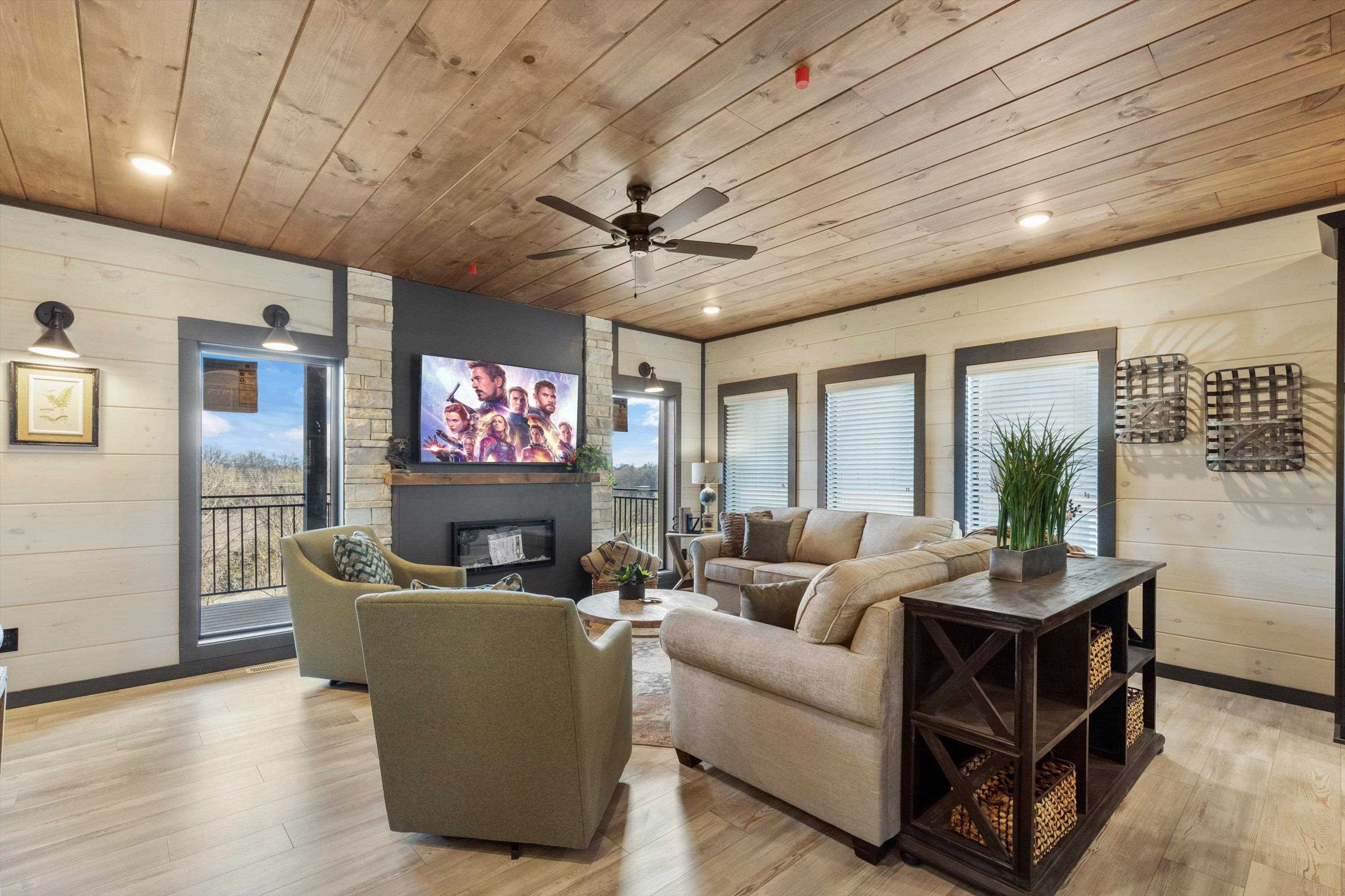 Interior of similar cabin in community.  Interior finishes and furnishings will vary from cabin to cabin.