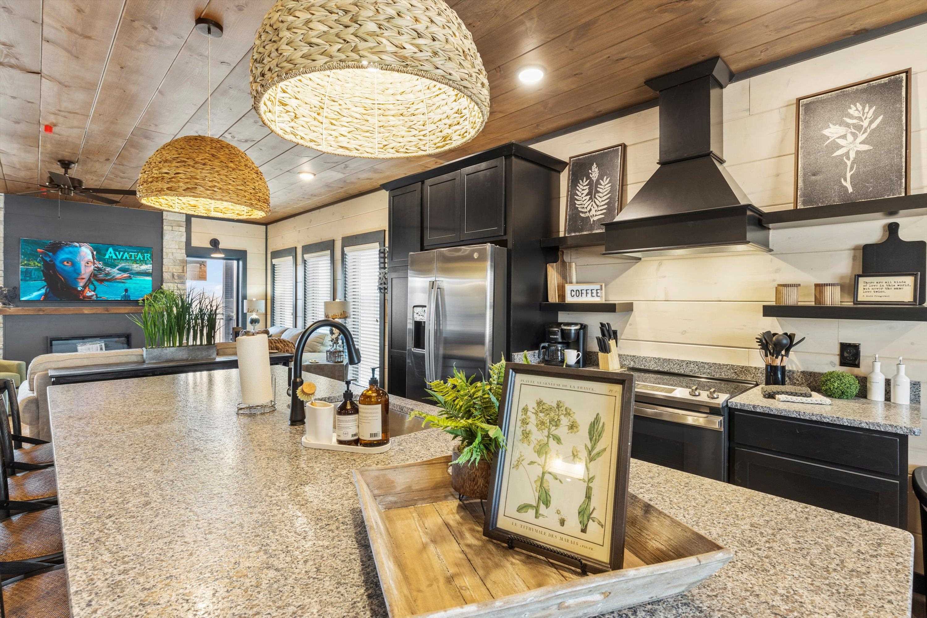 Interior of similar cabin in community.  Interior finishes and furnishings will vary from cabin to cabin.