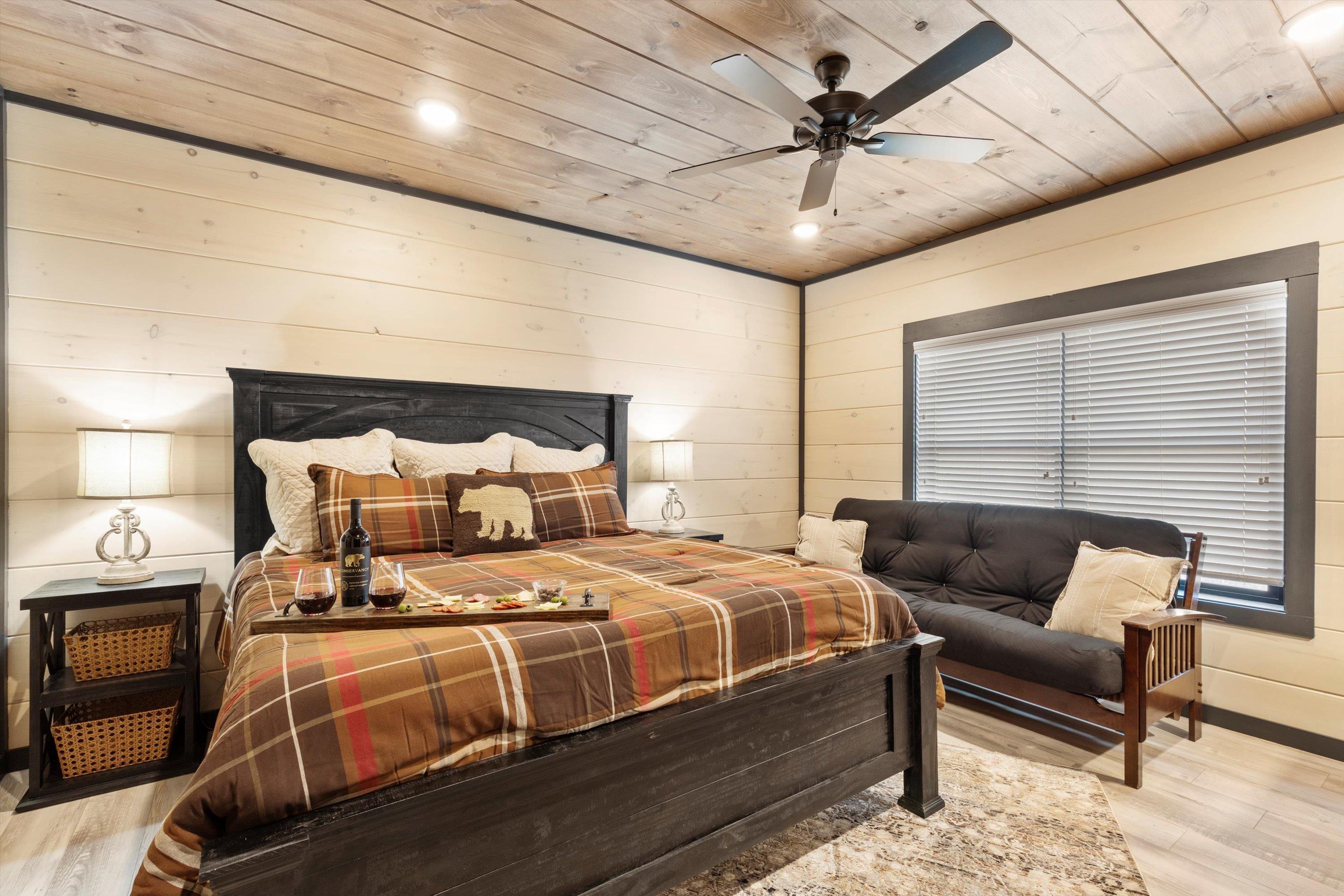 Interior of similar cabin in community.  Interior finishes and furnishings will vary from cabin to cabin.