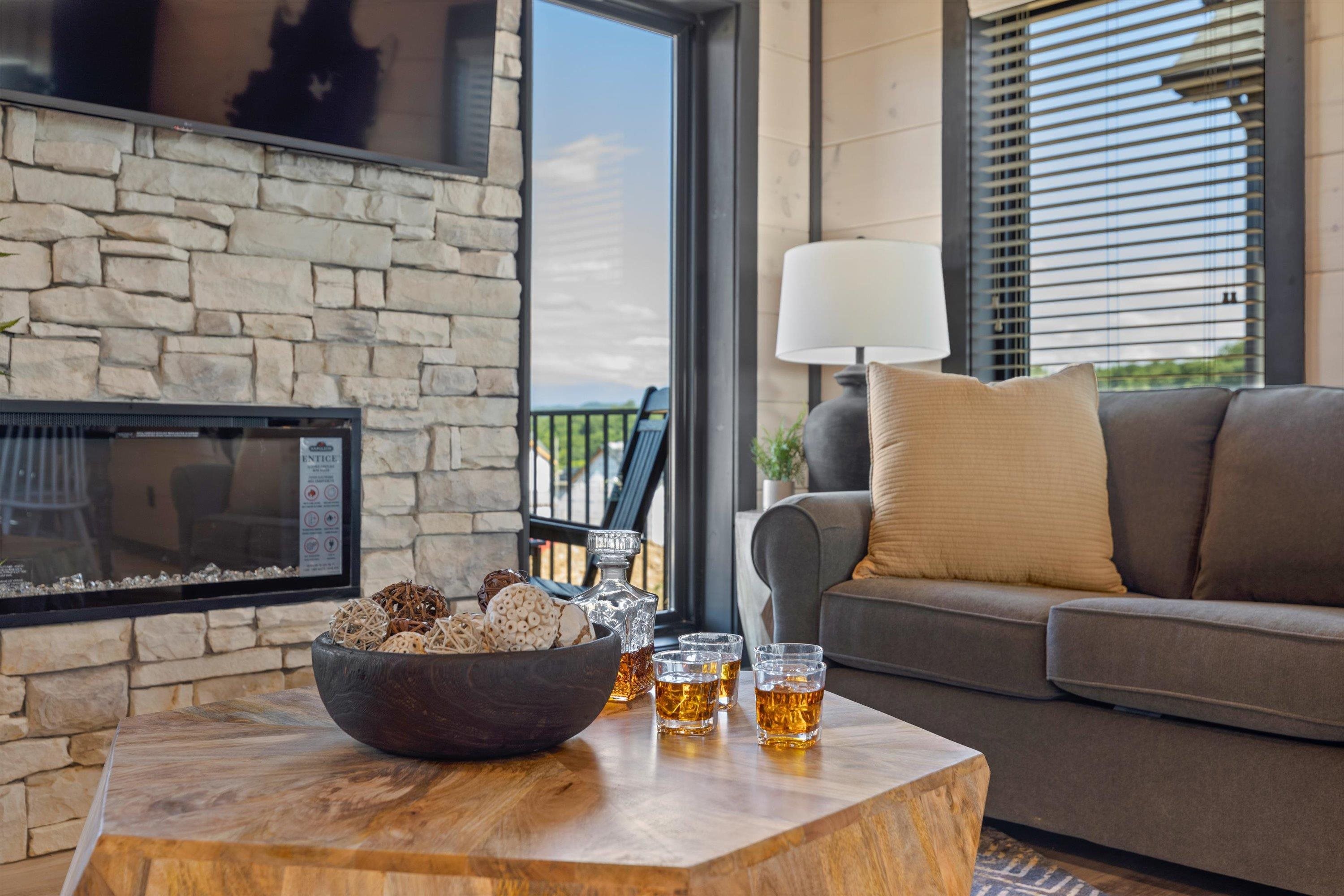 Interior of similar cabin in community.  Interior finishes and furnishes will vary from cabin to cabin.