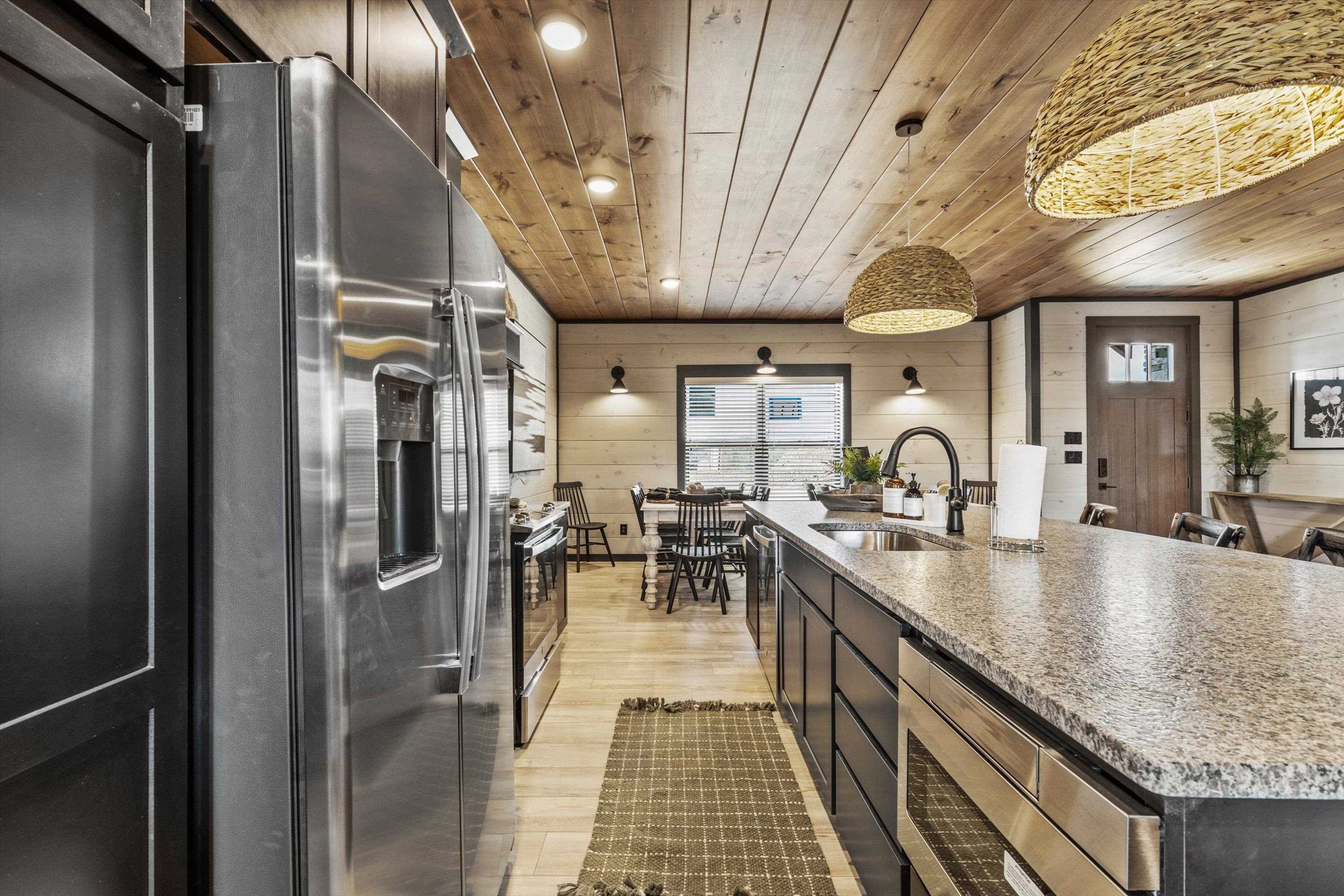 Interior of similar cabin in community.  Interior finishes and furnishings will vary from cabin to cabin.