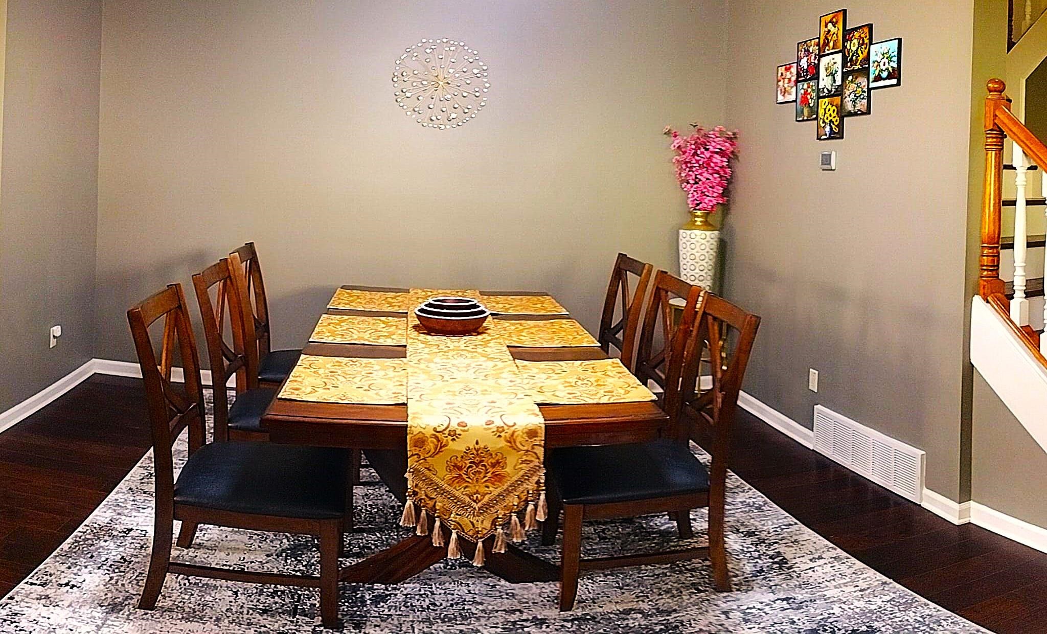 Dining room featuring dark hardwood / wood-style floors