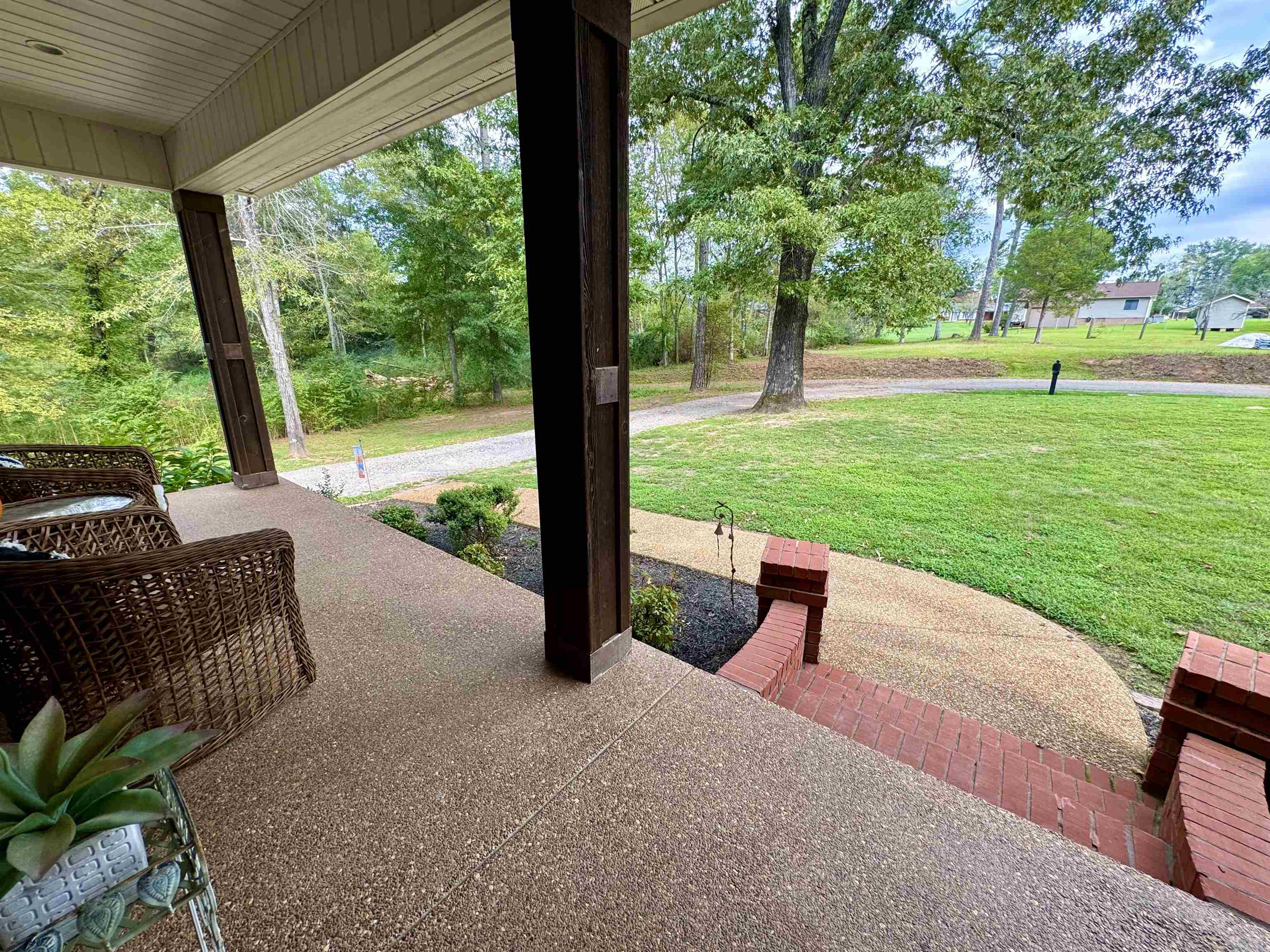 View of patio