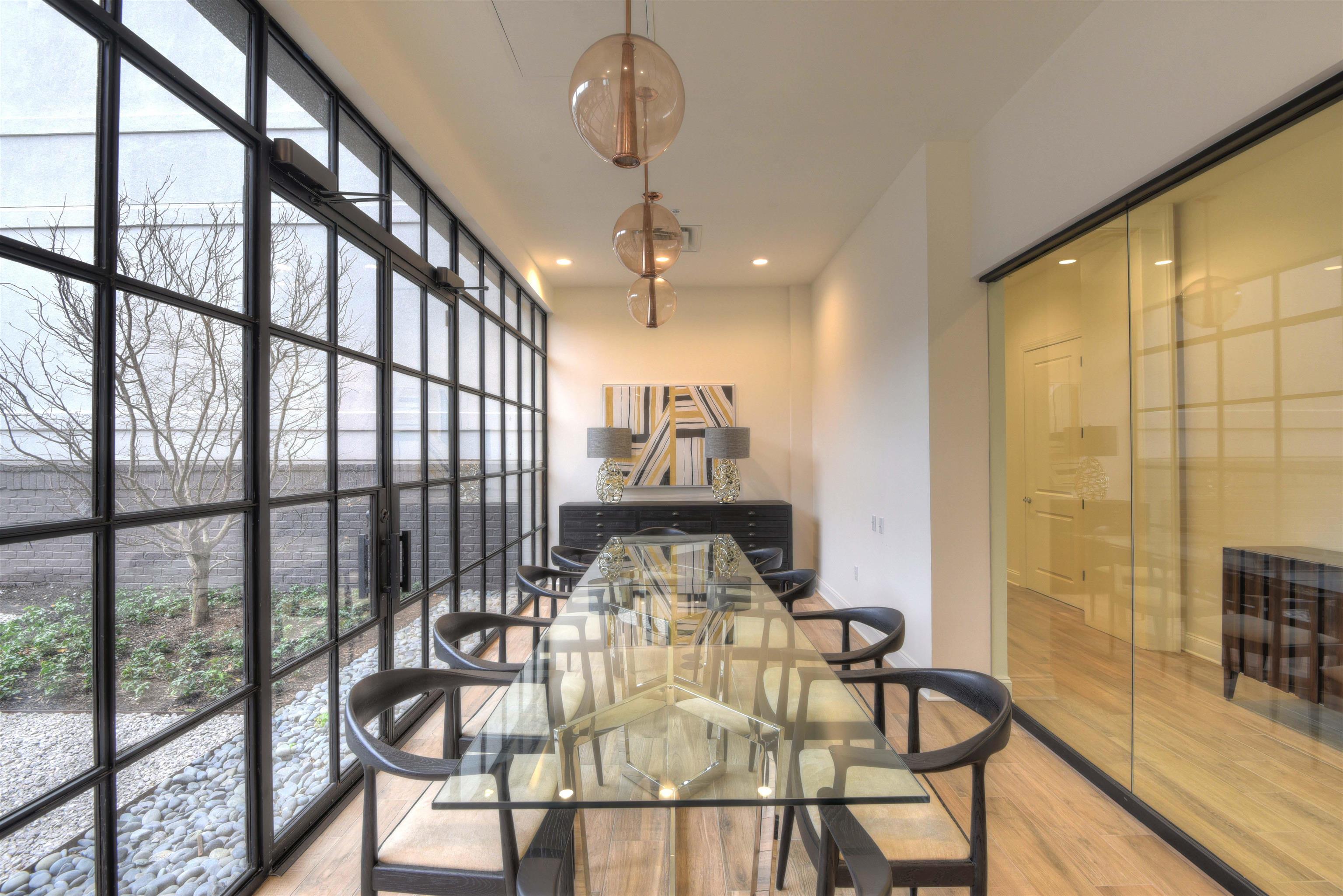 Dining room featuring light hardwood / wood-style flooring