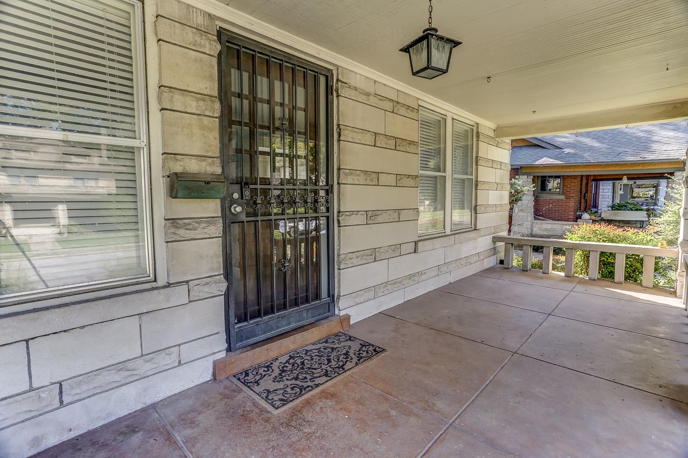 Entrance to property with a porch