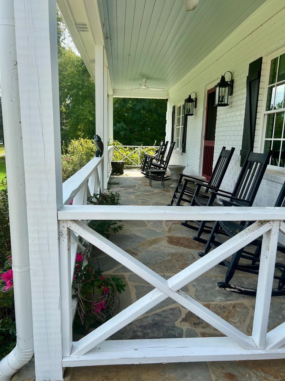 View of patio / terrace with a porch