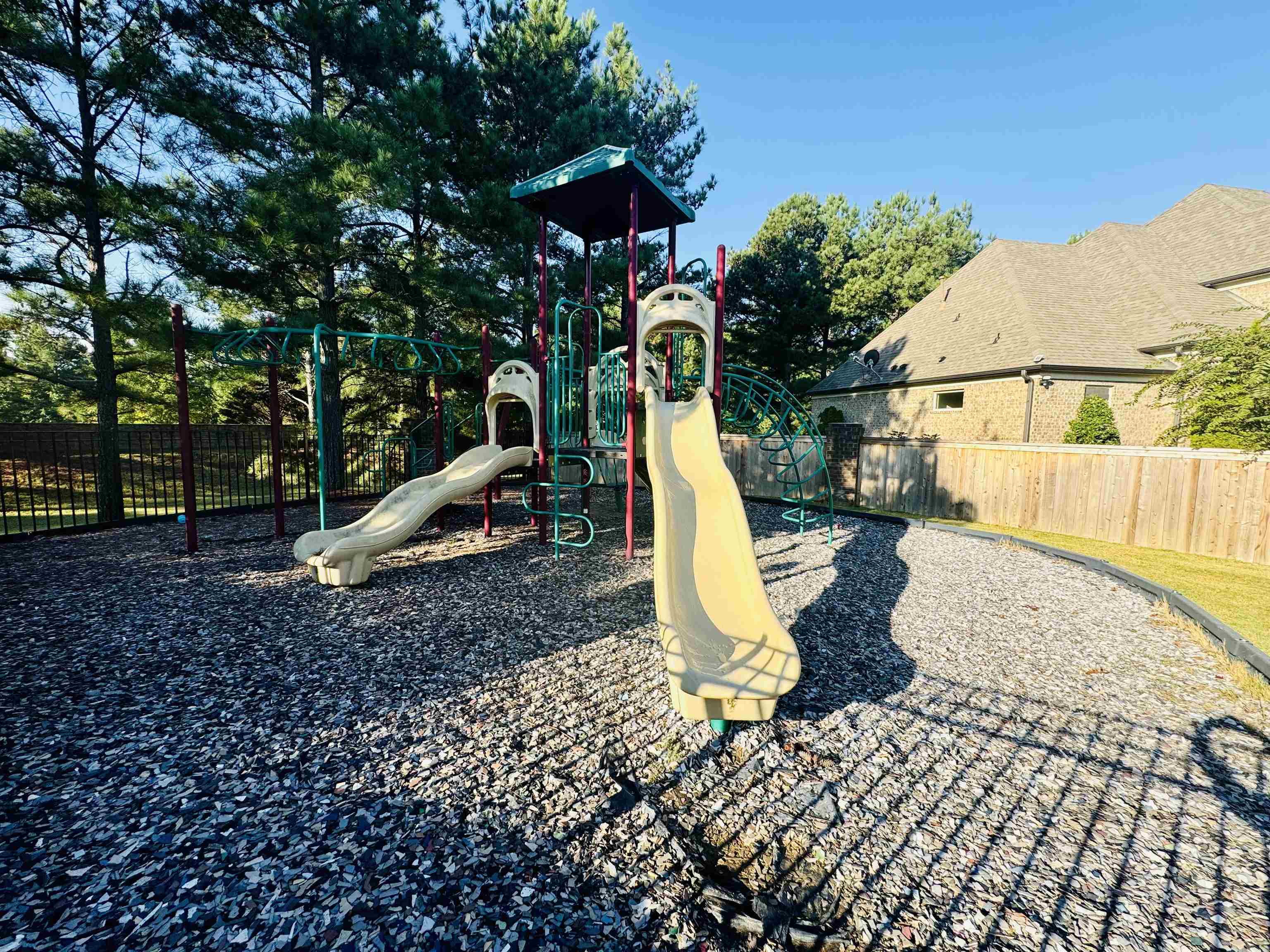 View of jungle gym