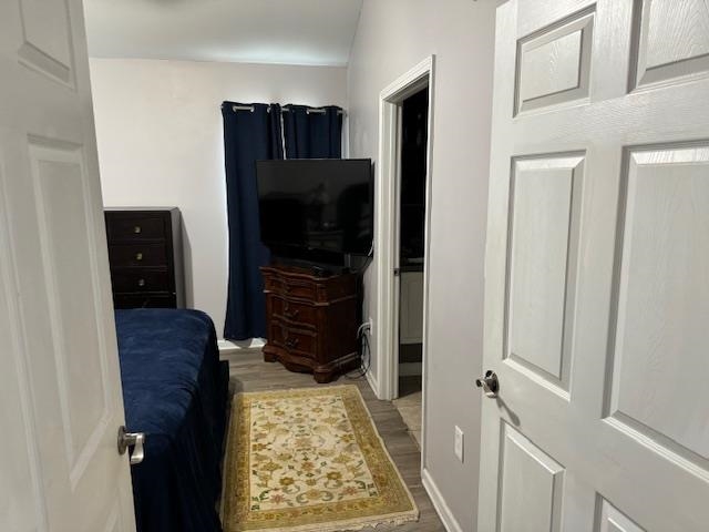 Bedroom featuring light hardwood / wood-style floors