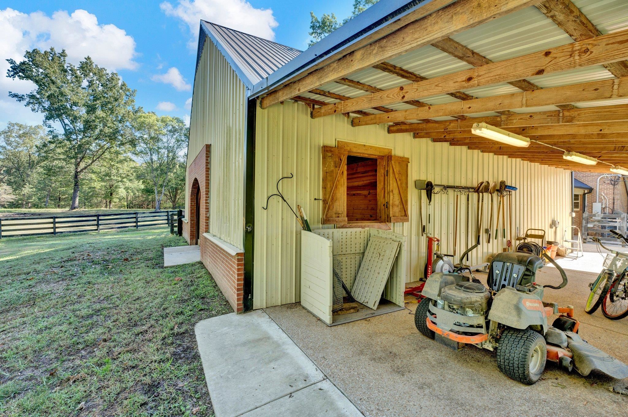 View of outbuilding