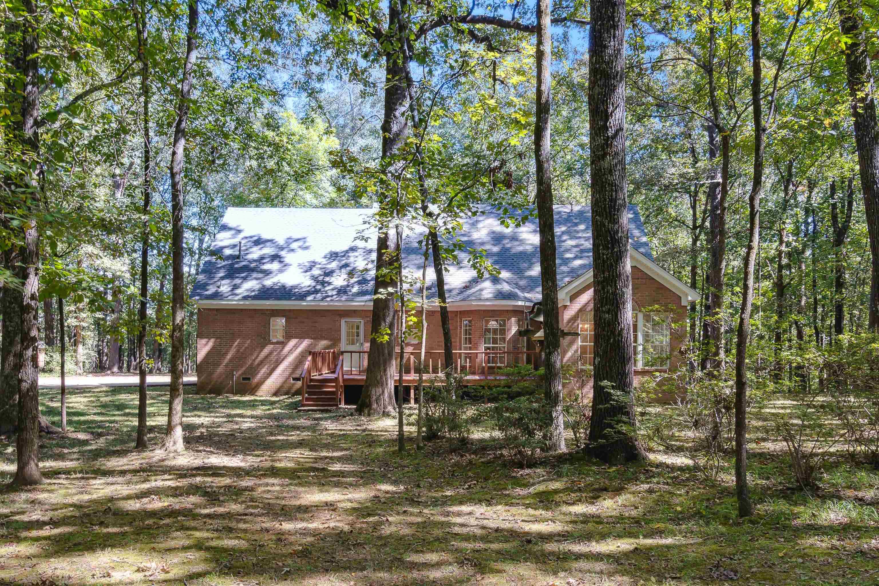 Exterior space with a deck