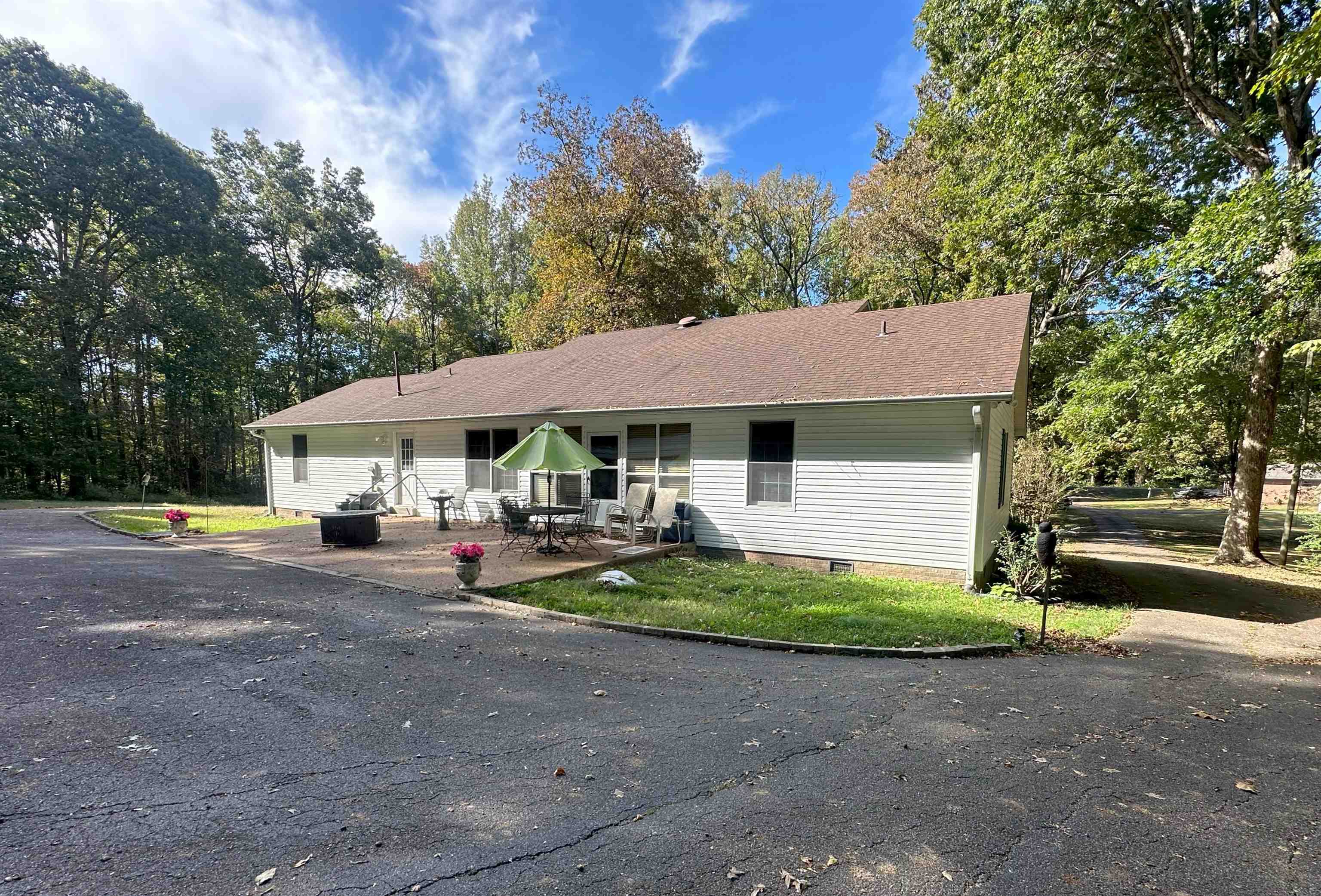 View of back of property