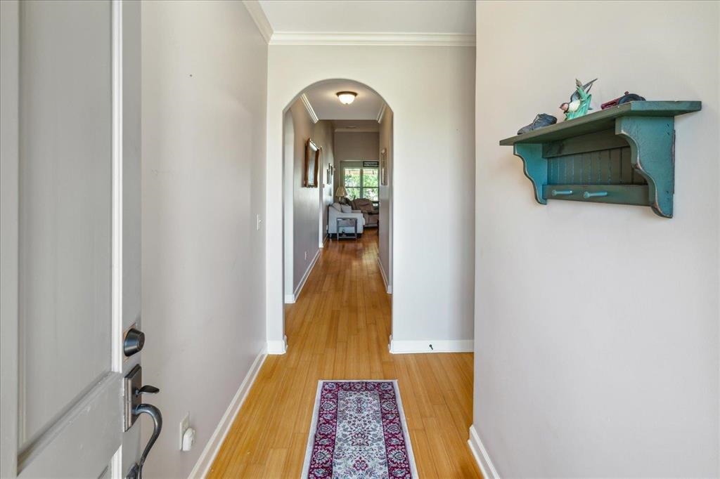 Separate foyer to welcome guests to your home.