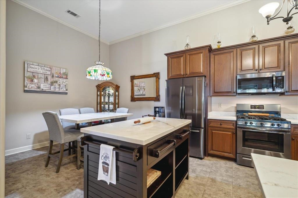 View of kitchen and breakfast room.