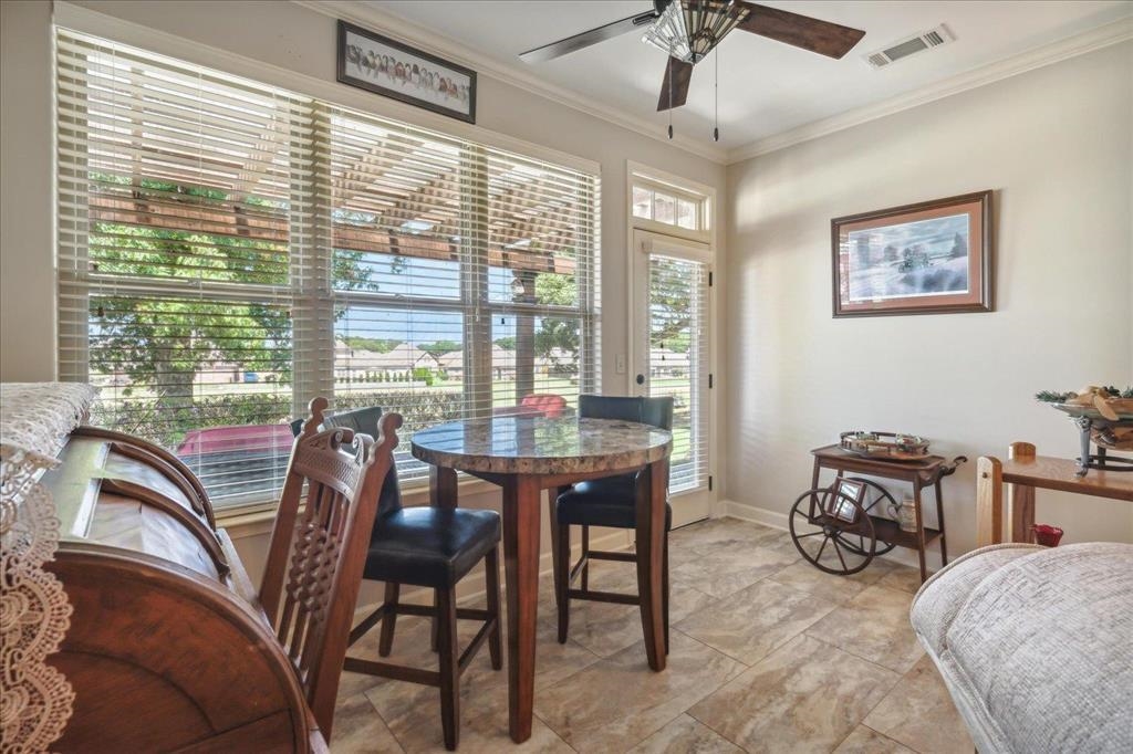 Beautiful sunroom with new tile!