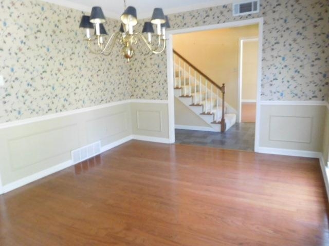 Dining room looking at entry