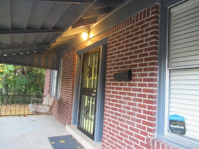 View of entrance to property