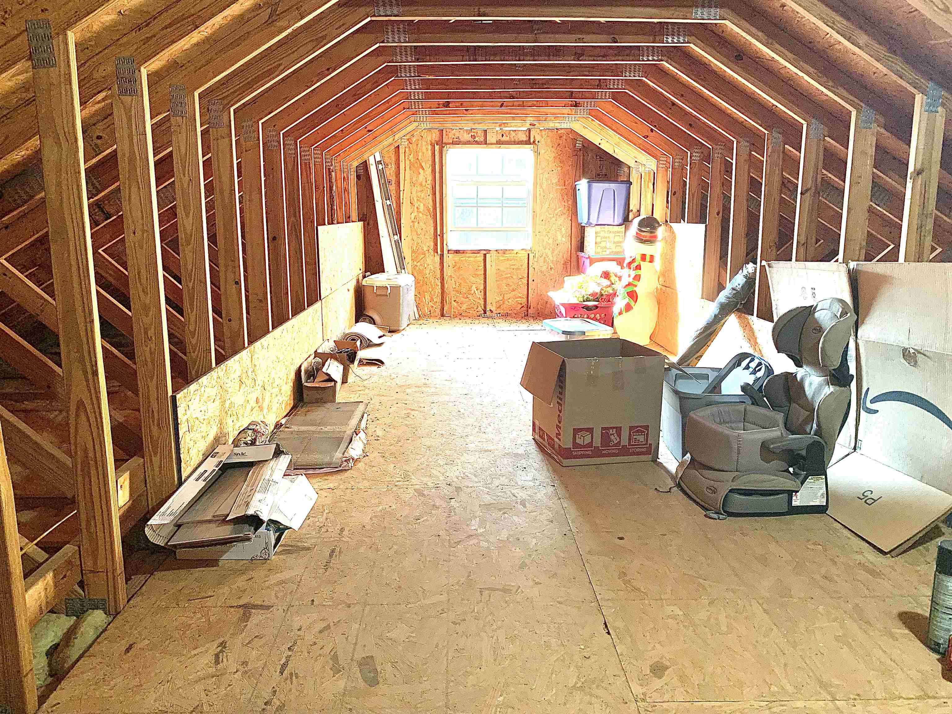 View of attic