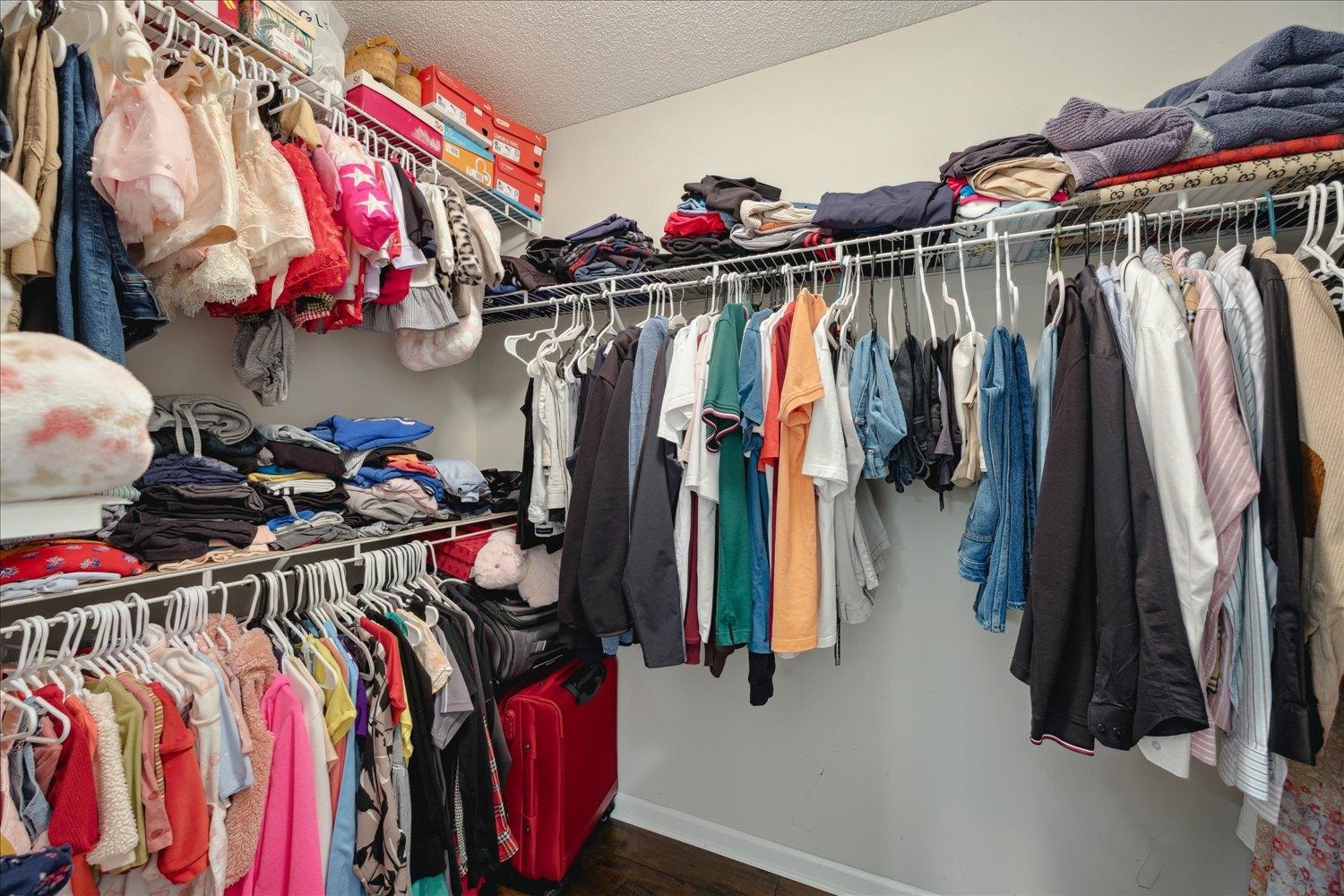 View of spacious closet