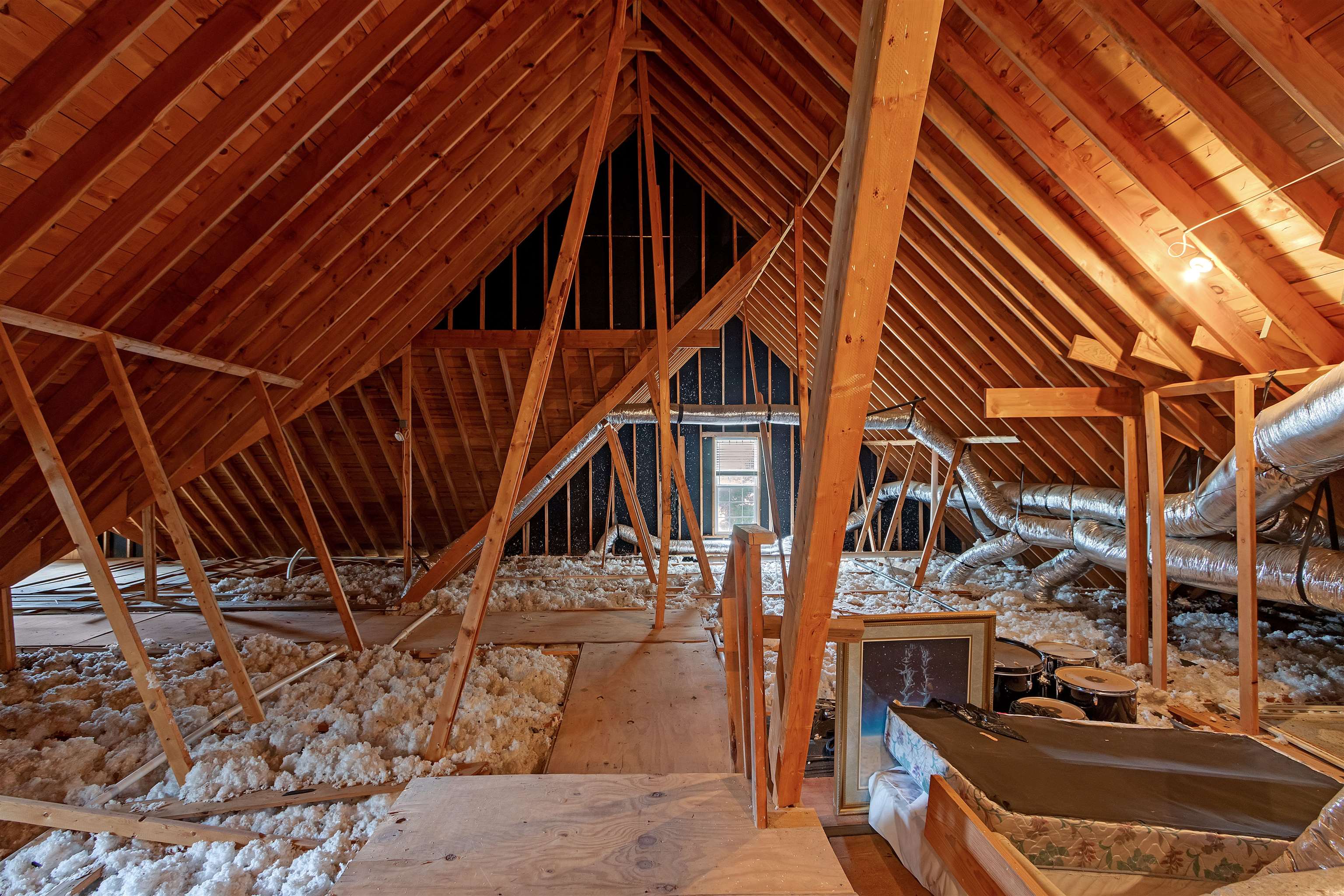 View of attic